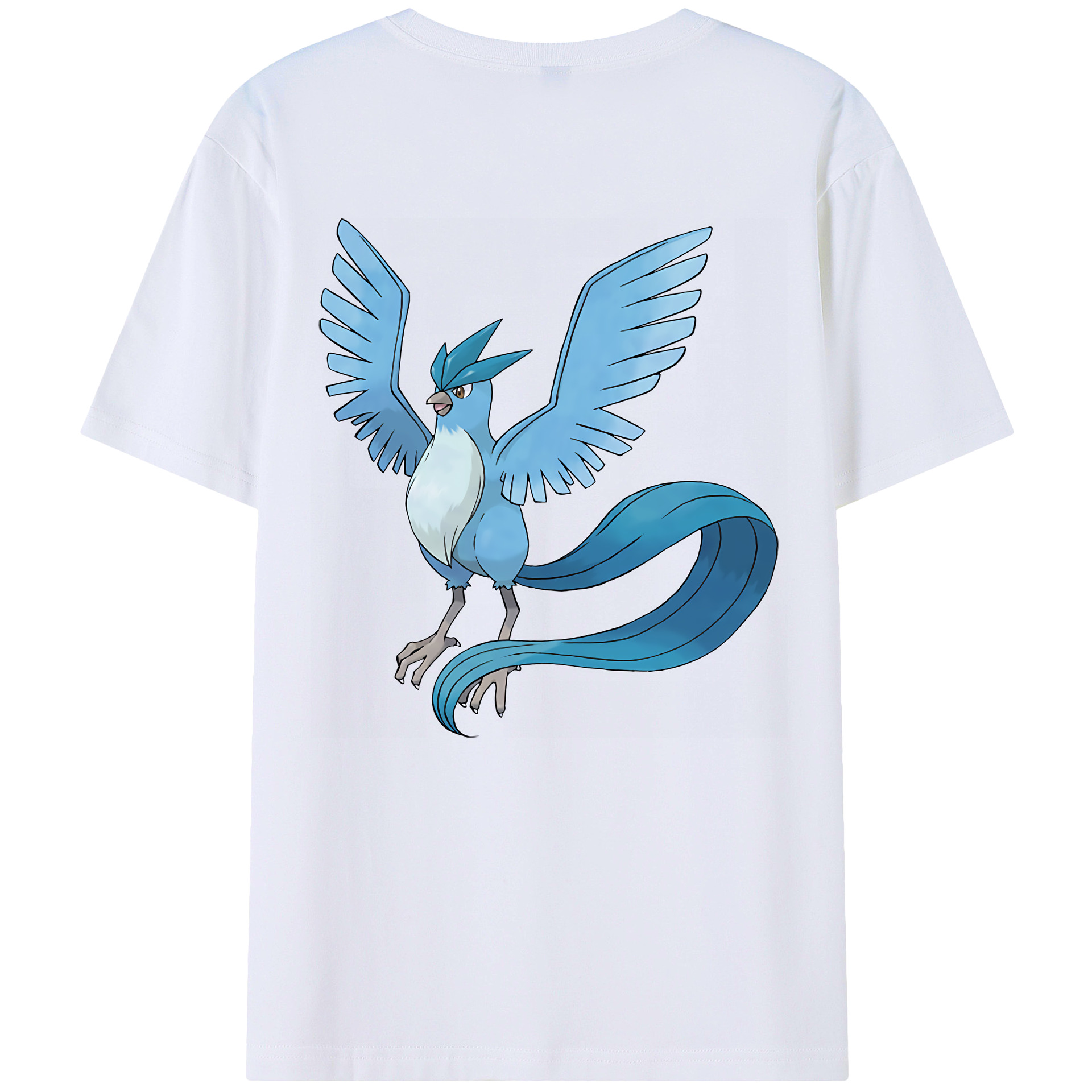 （画像用） ポケットモンスター Pokémon 綿100％ メンズ半袖Tシャツ（バックプリント） 通気性