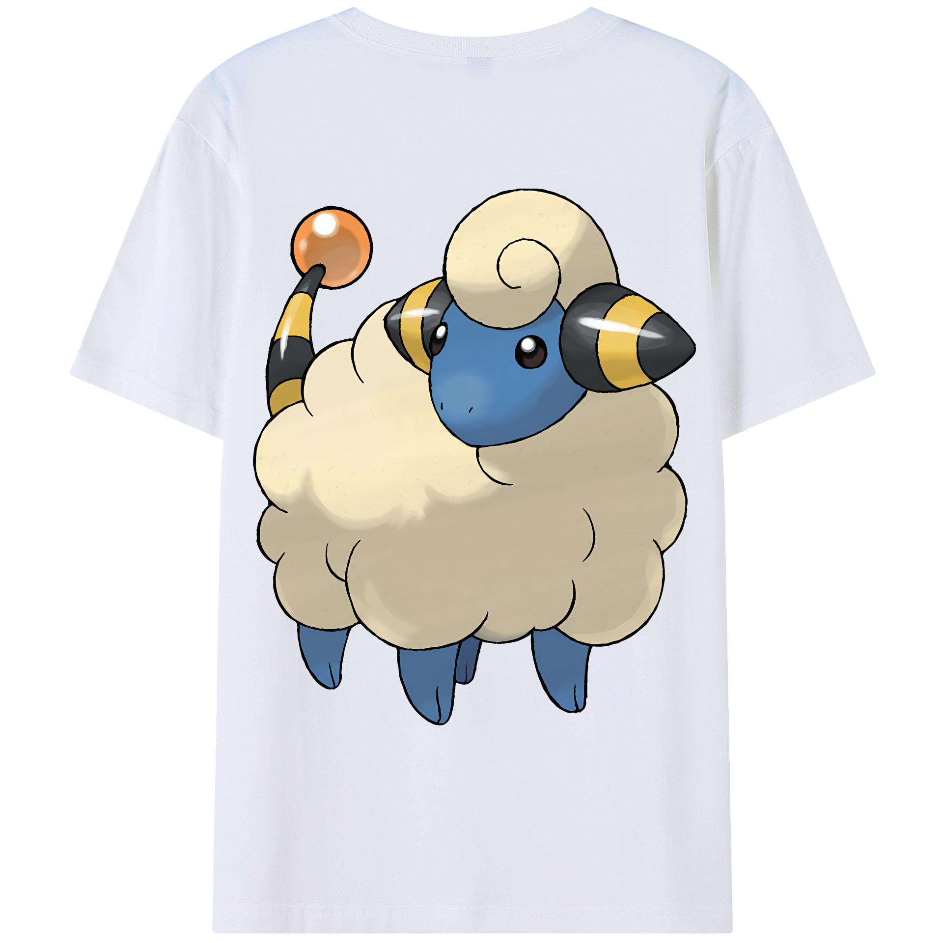 （画像用） ポケットモンスター Pokémon 綿100％ メンズ半袖Tシャツ（バックプリント） 通気性