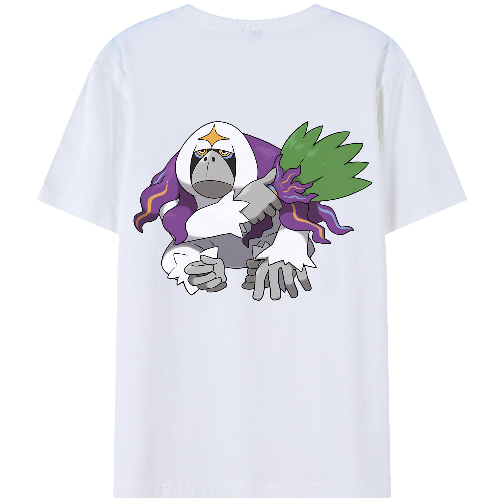 （画像用） ポケットモンスター Pokémon 綿100％ メンズ半袖Tシャツ（バックプリント） 通気性