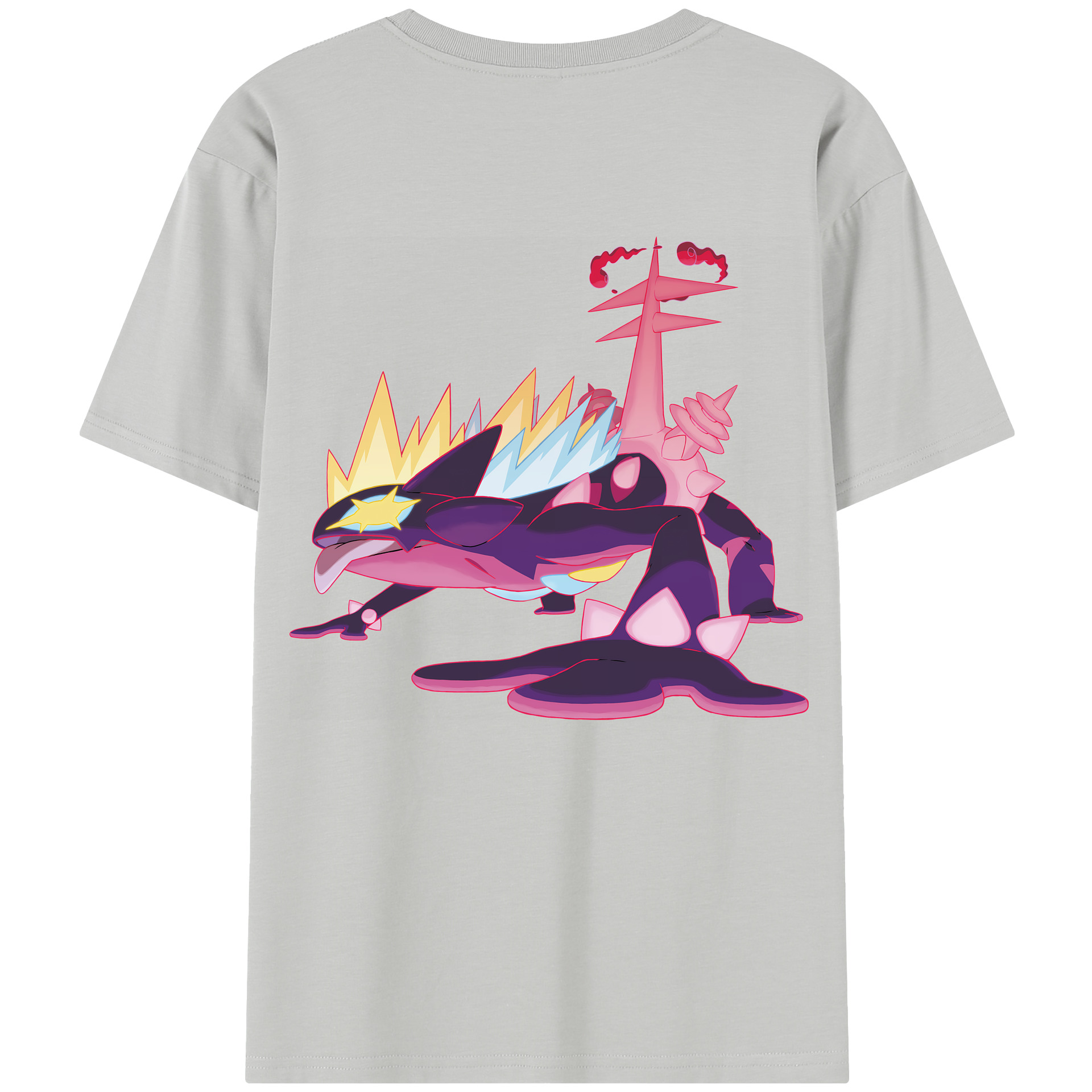 （画像用） ポケットモンスター Pokémon レディース半袖Tシャツ(バックプリント)