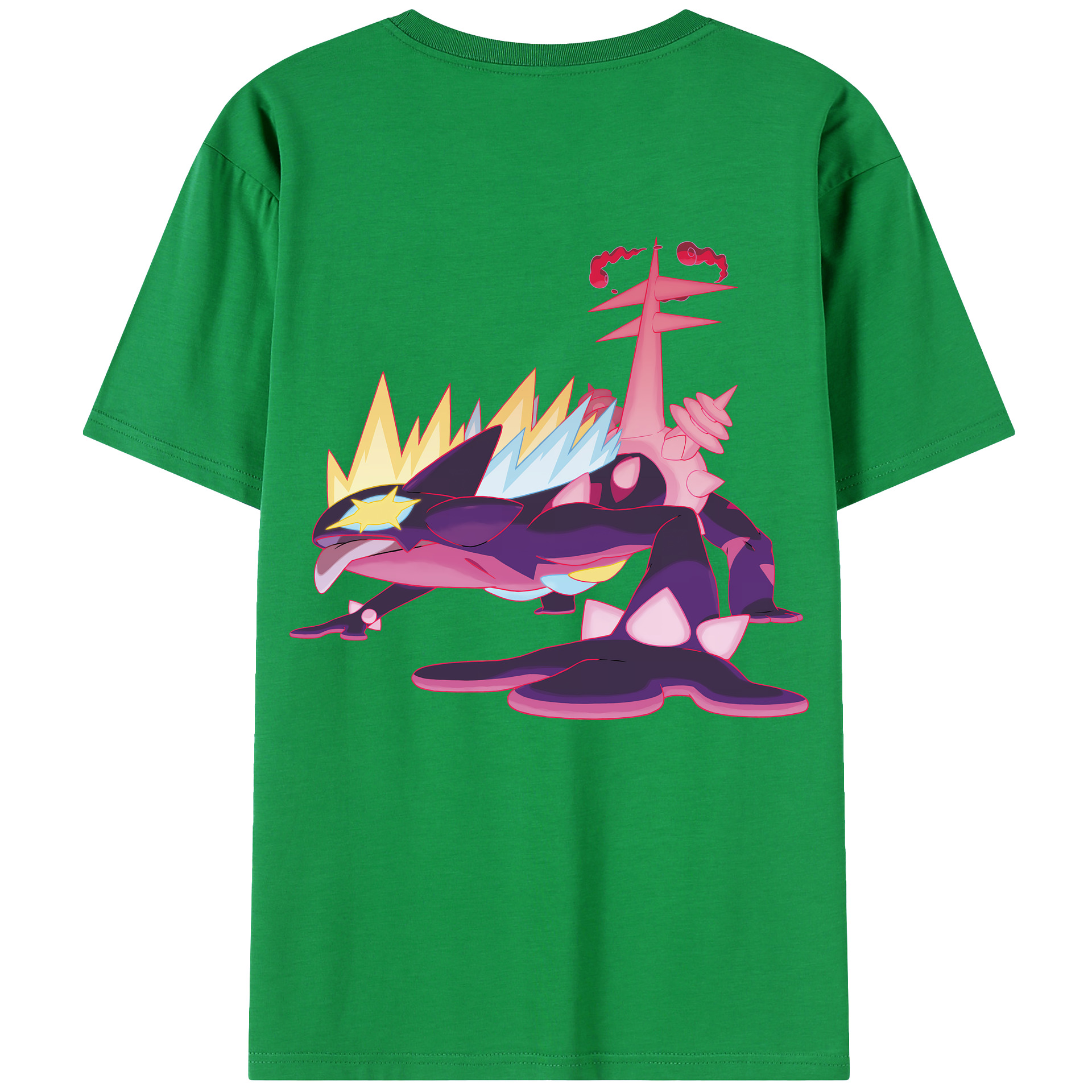 （画像用） ポケットモンスター Pokémon レディース半袖Tシャツ(バックプリント)