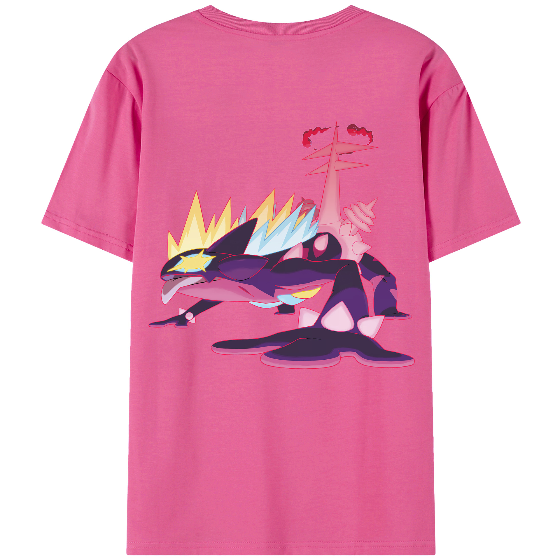 （画像用） ポケットモンスター Pokémon レディース半袖Tシャツ(バックプリント)