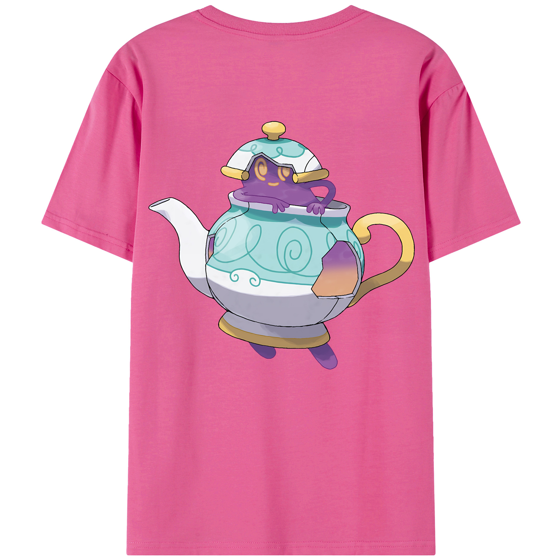 （画像用） ポケットモンスター Pokémon レディース半袖Tシャツ(バックプリント)