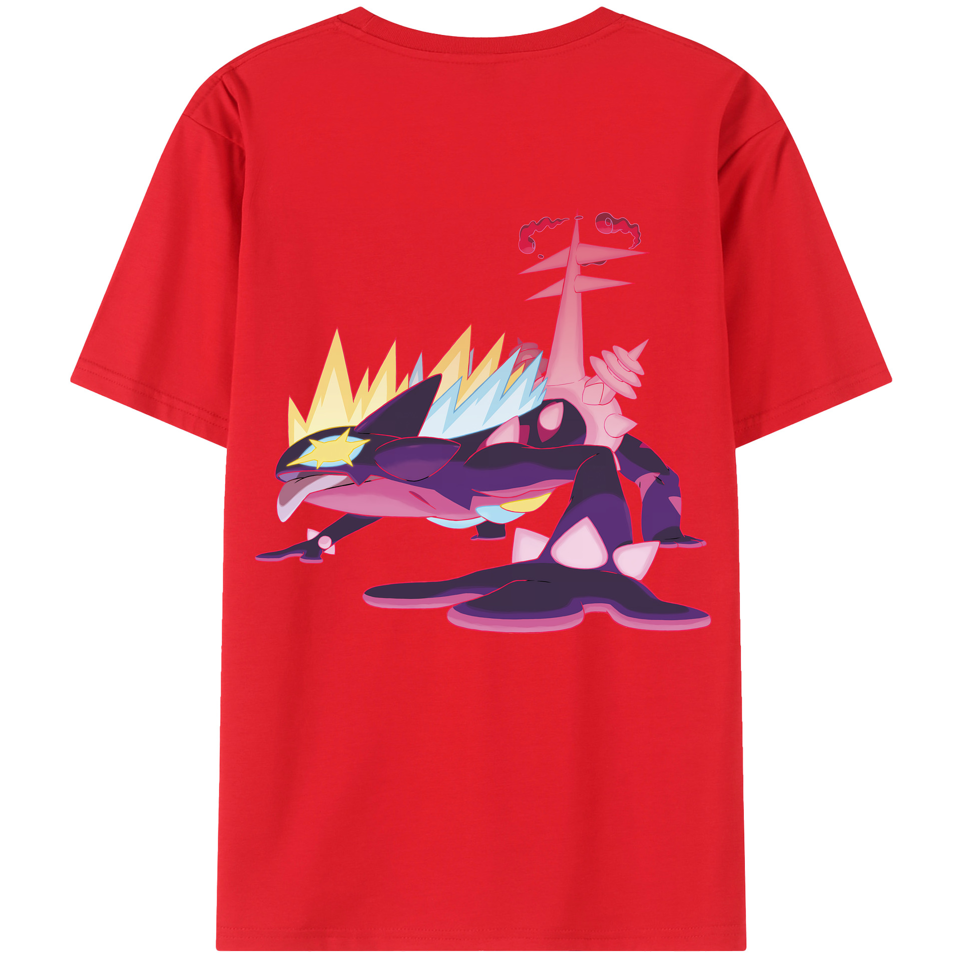 （画像用） ポケットモンスター Pokémon レディース半袖Tシャツ(バックプリント)