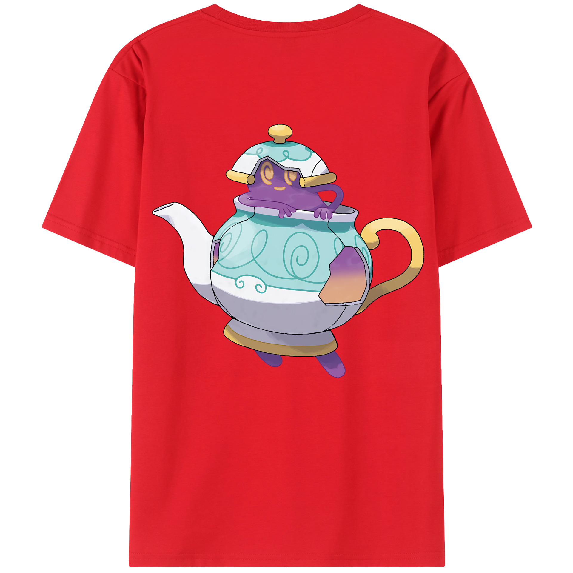 （画像用） ポケットモンスター Pokémon レディース半袖Tシャツ(バックプリント)