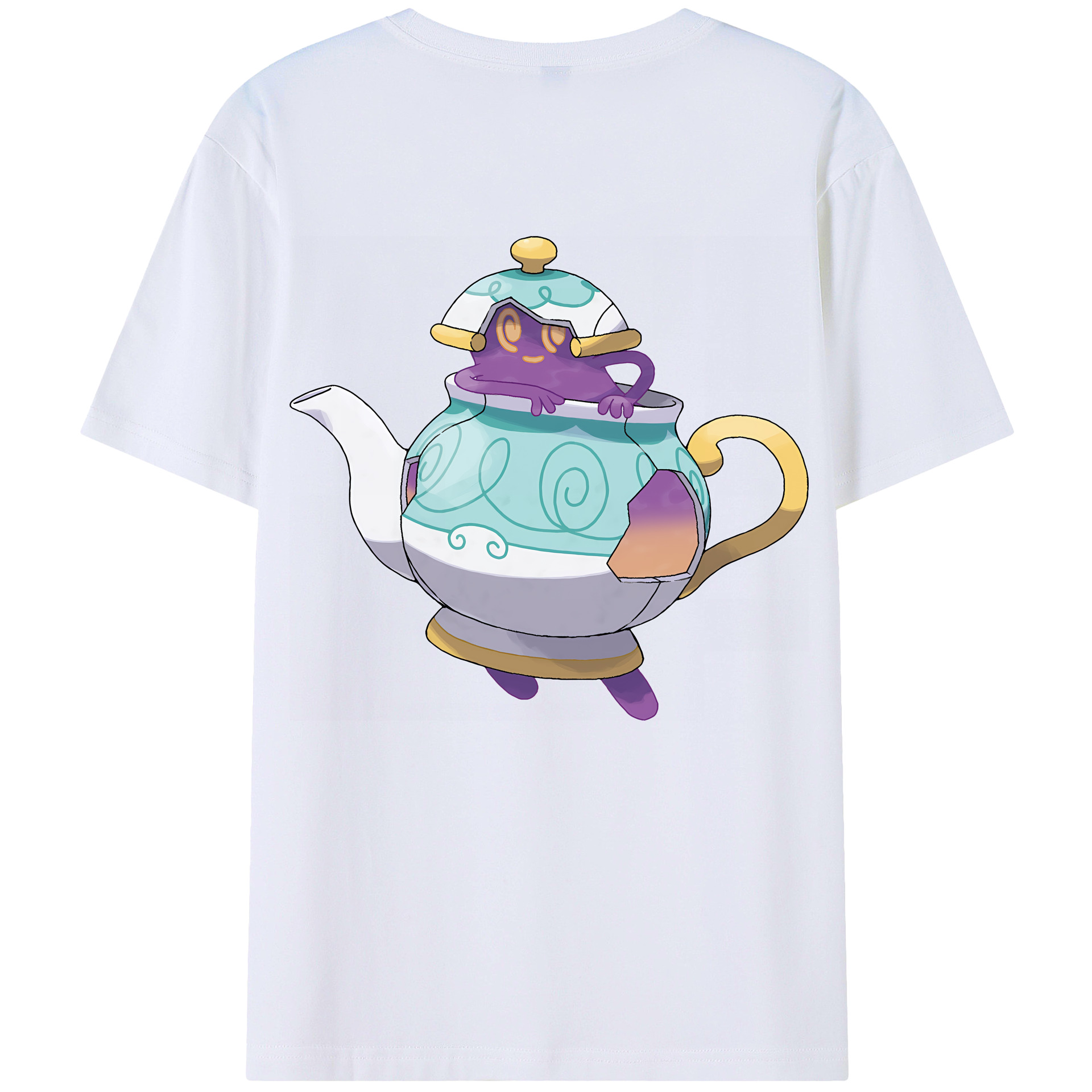 （画像用） ポケットモンスター Pokémon レディース半袖Tシャツ(バックプリント)