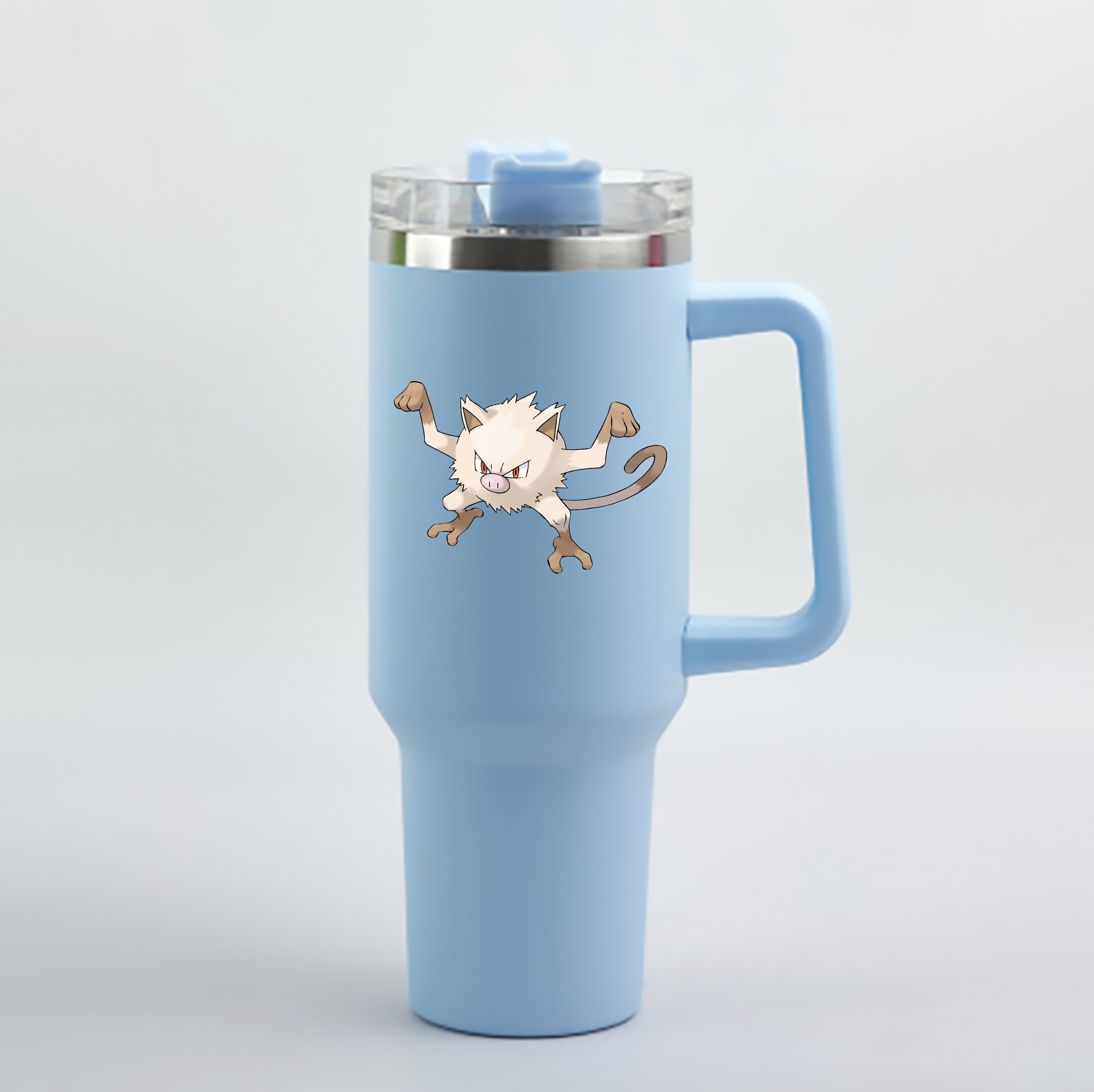 （画像用） ポケットモンスター Pokémon 1200mL車用タンブラー - クリスタルステッカー（プラスチックストロー付き）