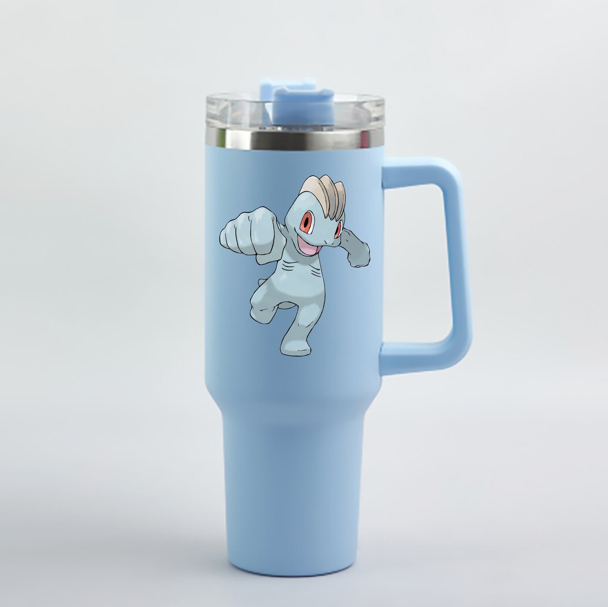 （画像用） ポケットモンスター Pokémon 1200mL車用タンブラー - クリスタルステッカー（プラスチックストロー付き）