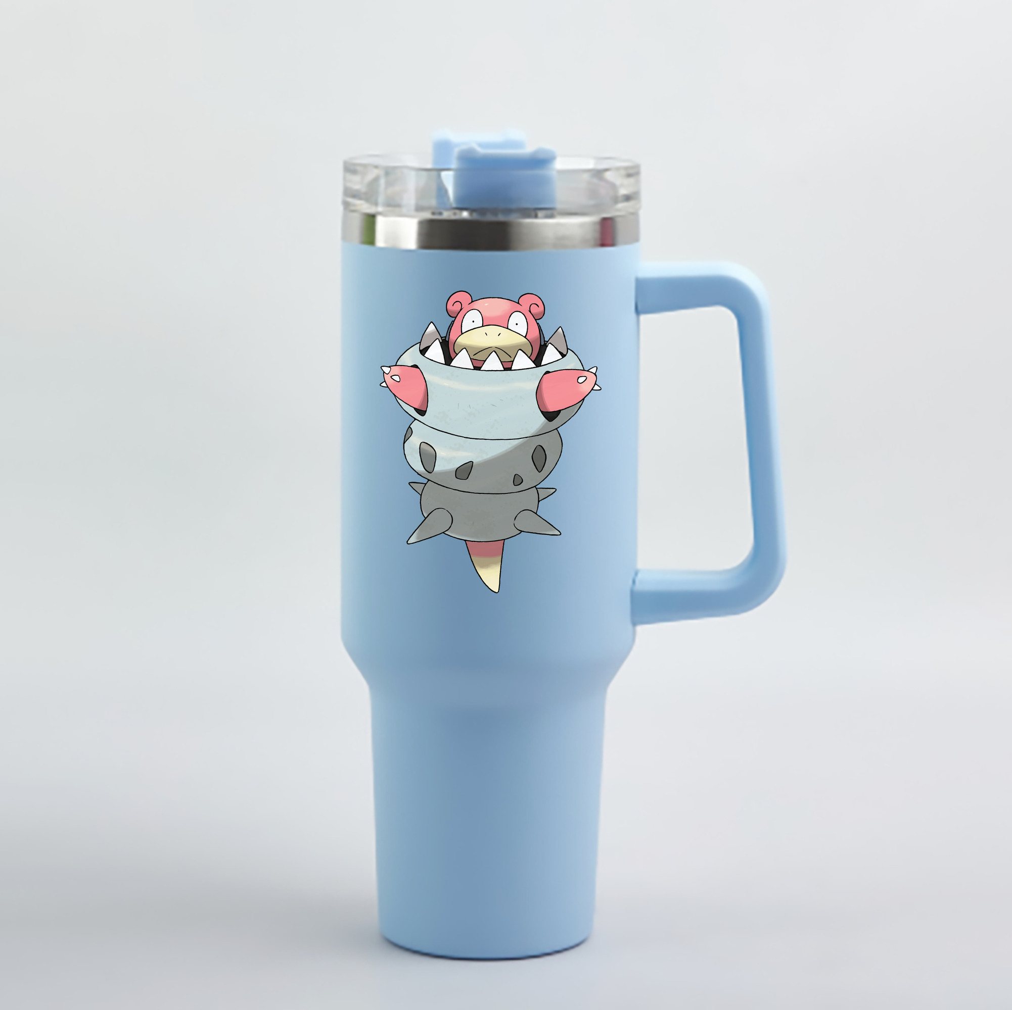 （画像用） ポケットモンスター Pokémon 1200mL車用タンブラー - クリスタルステッカー（プラスチックストロー付き）