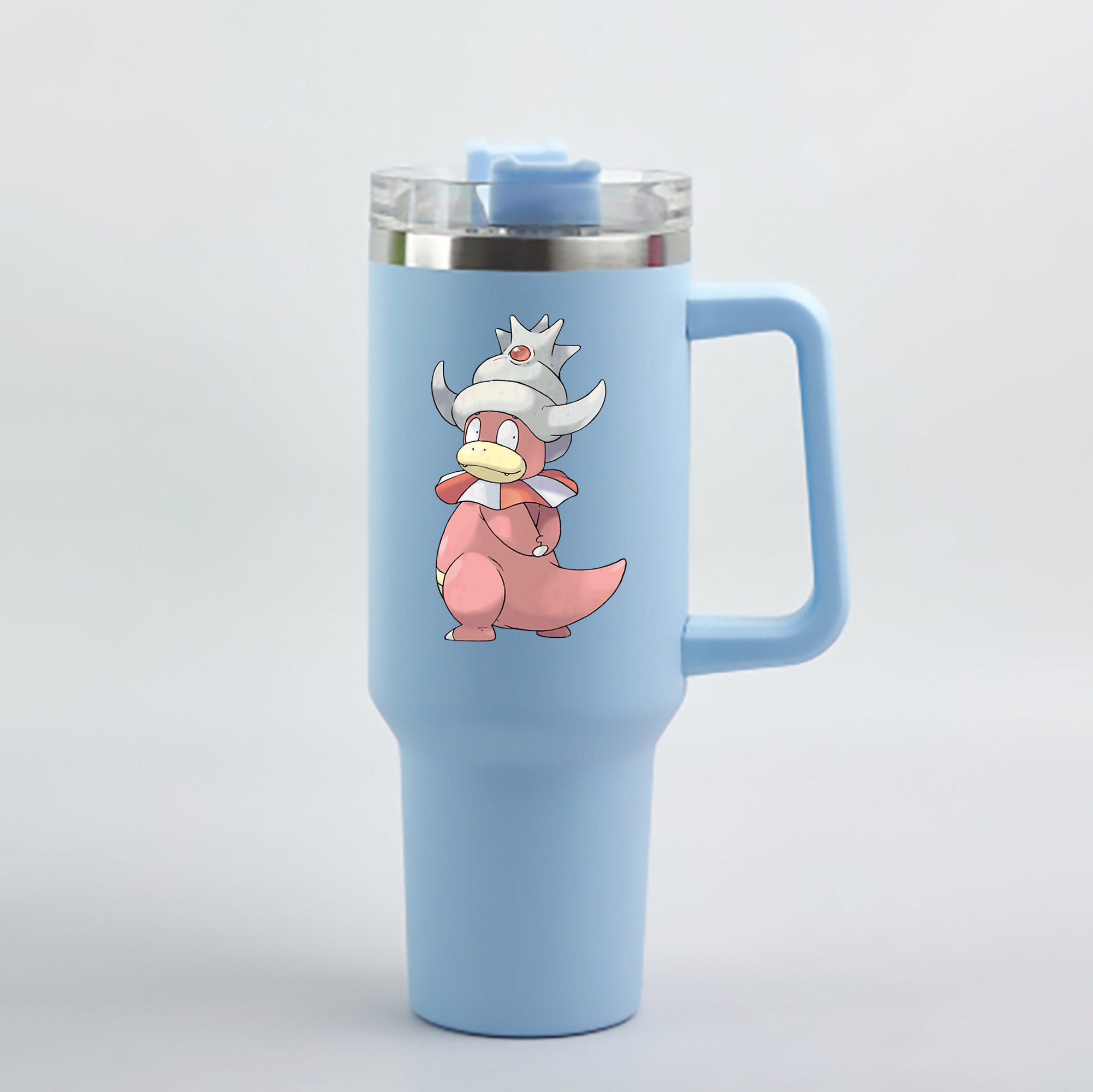 （画像用） ポケットモンスター Pokémon 1200mL車用タンブラー - クリスタルステッカー（プラスチックストロー付き）