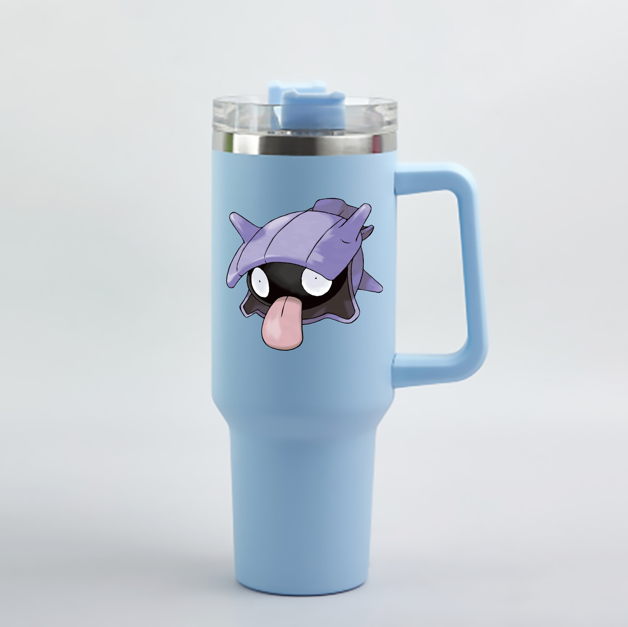 （画像用） ポケットモンスター Pokémon 1200mL車用タンブラー - クリスタルステッカー（プラスチックストロー付き）