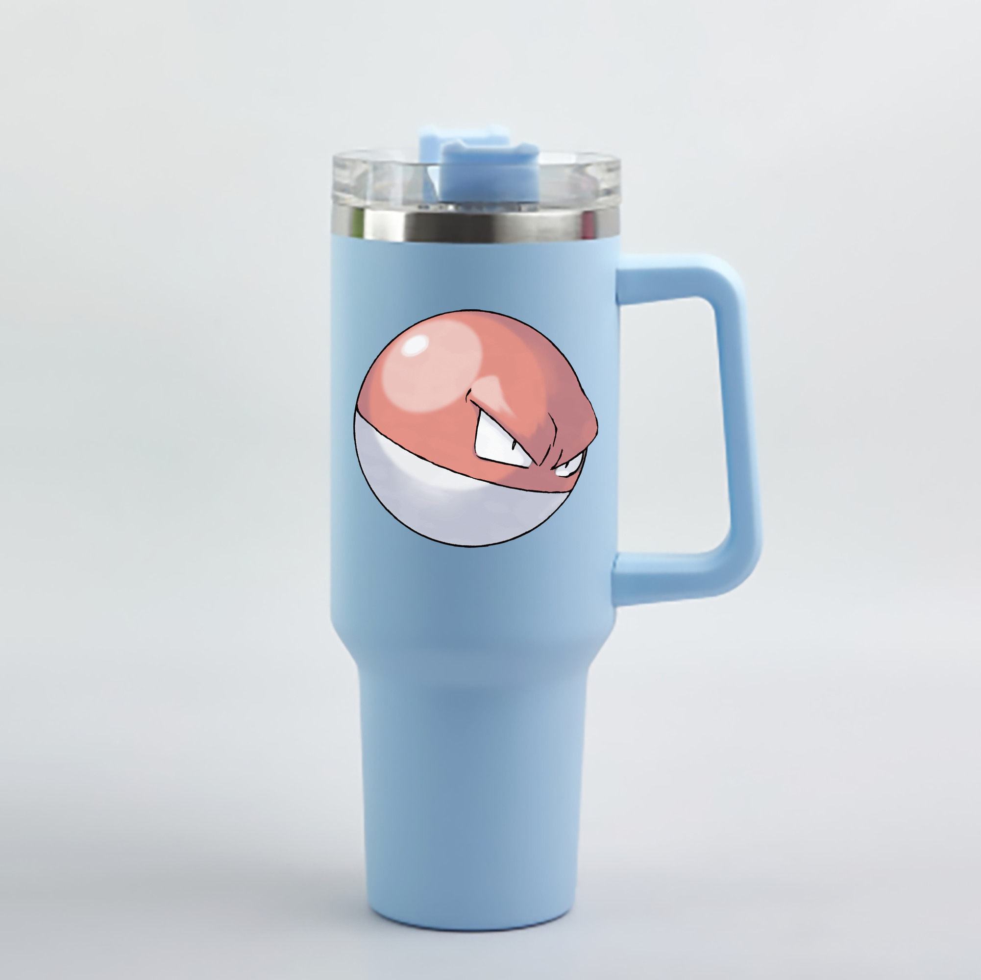（画像用） ポケットモンスター Pokémon 1200mL車用タンブラー - クリスタルステッカー（プラスチックストロー付き）