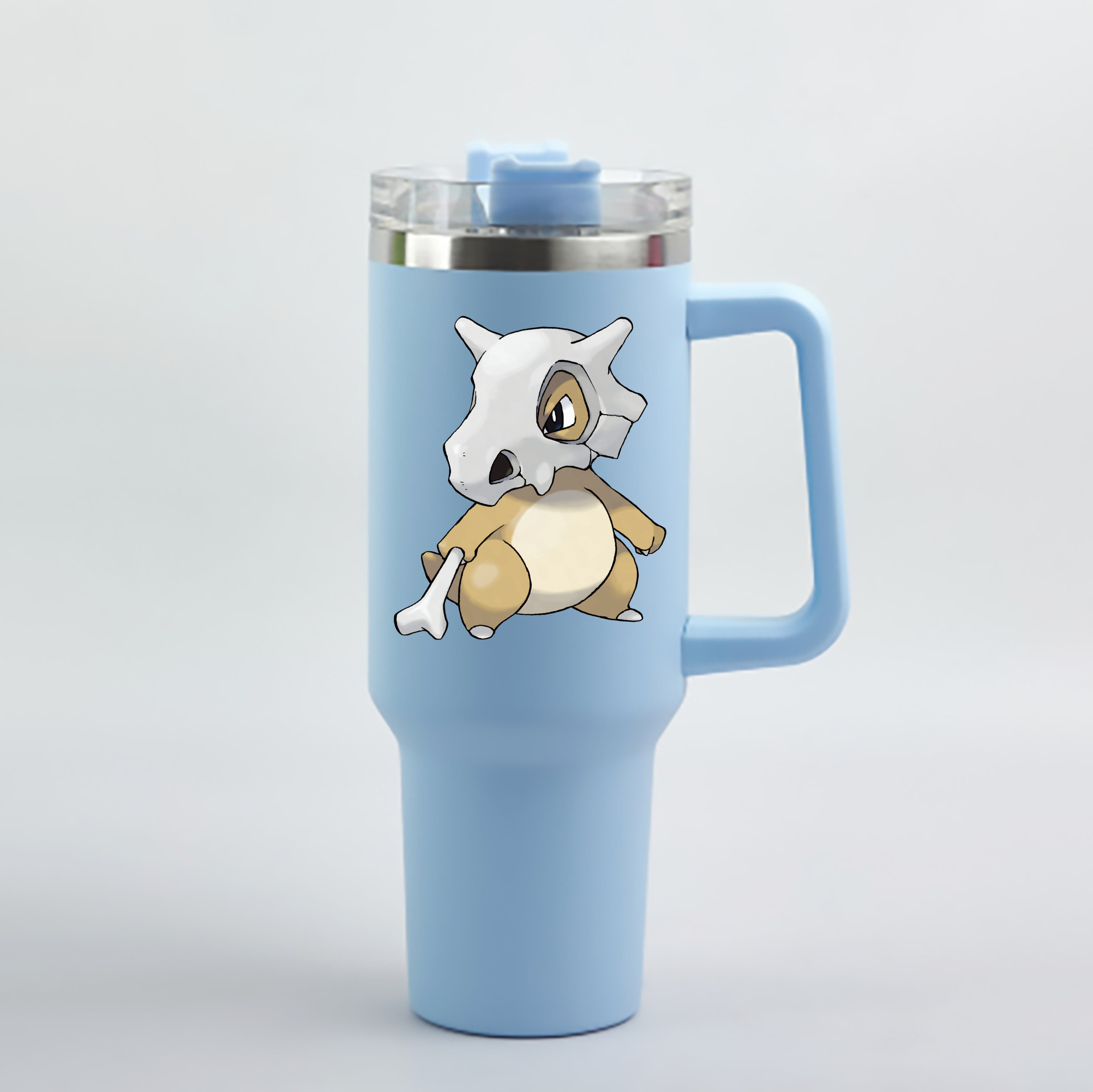 （画像用） ポケットモンスター Pokémon 1200mL車用タンブラー - クリスタルステッカー（プラスチックストロー付き）