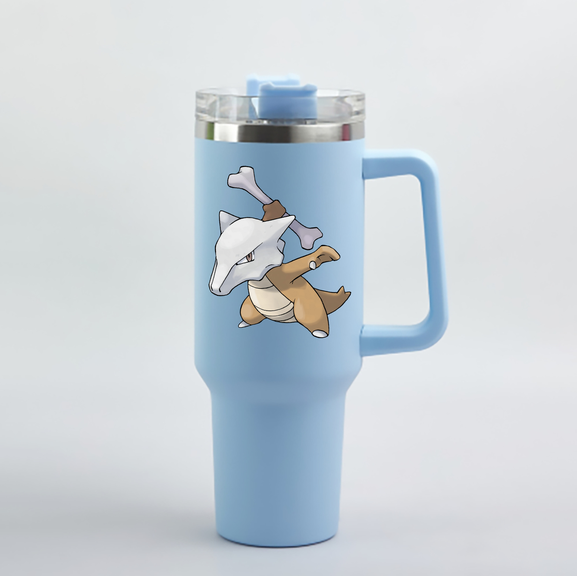 （画像用） ポケットモンスター Pokémon 1200mL車用タンブラー - クリスタルステッカー（プラスチックストロー付き）