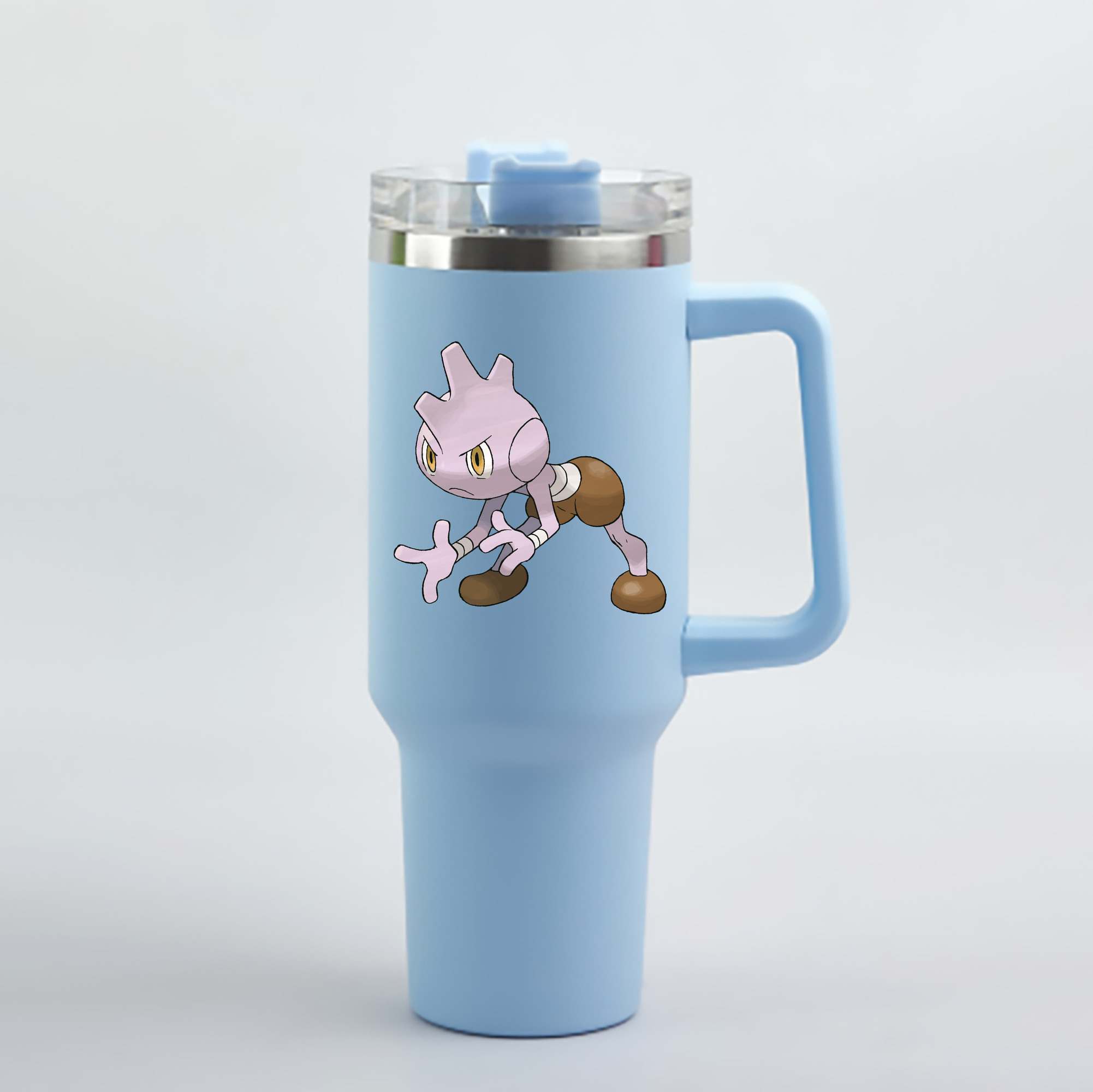 （画像用） ポケットモンスター Pokémon 1200mL車用タンブラー - クリスタルステッカー（プラスチックストロー付き）