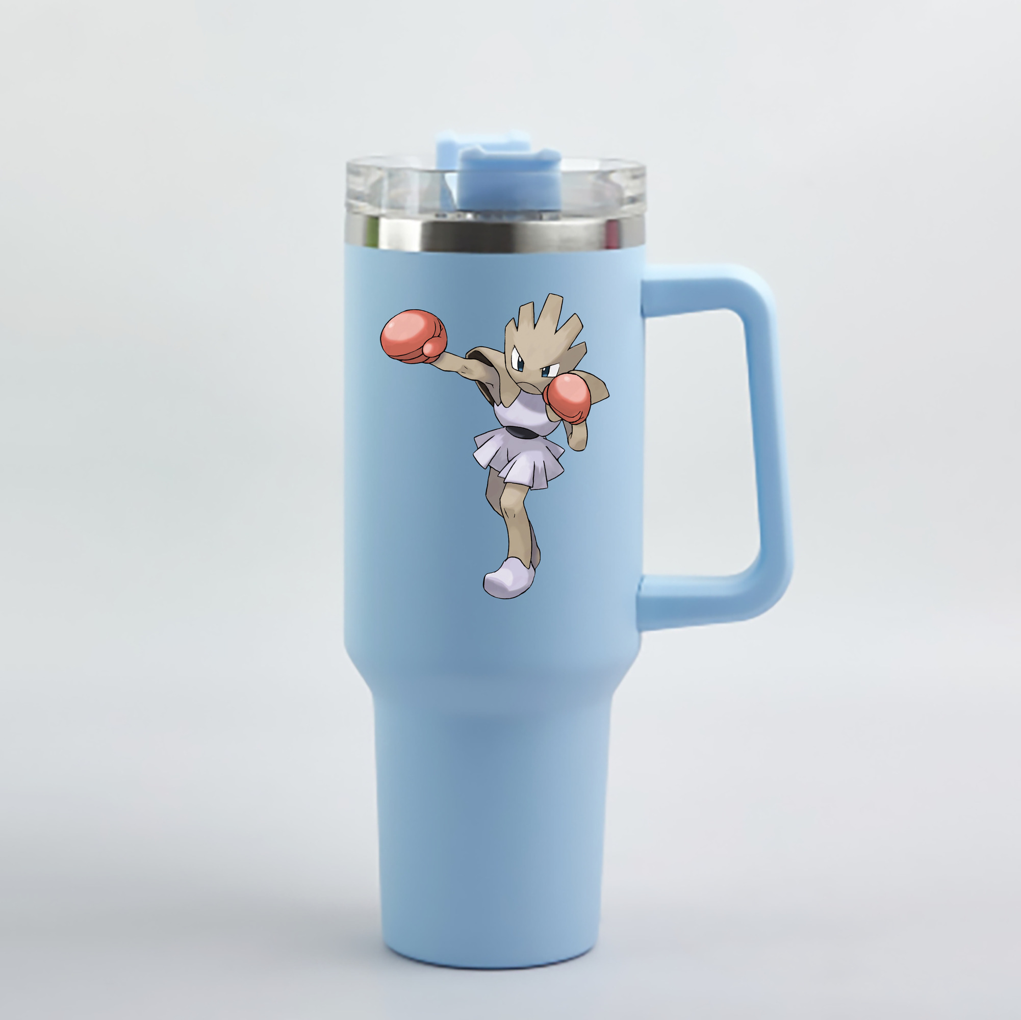 （画像用） ポケットモンスター Pokémon 1200mL車用タンブラー - クリスタルステッカー（プラスチックストロー付き）