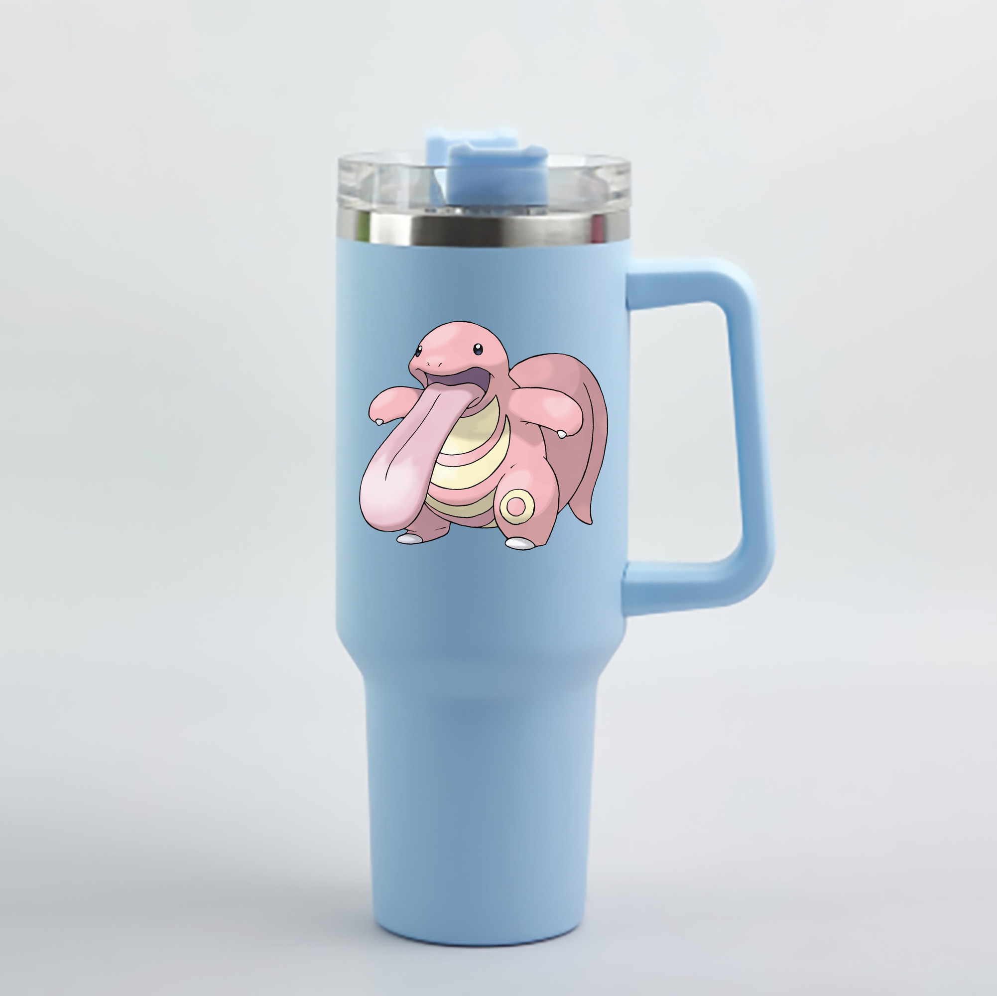 （画像用） ポケットモンスター Pokémon 1200mL車用タンブラー - クリスタルステッカー（プラスチックストロー付き）