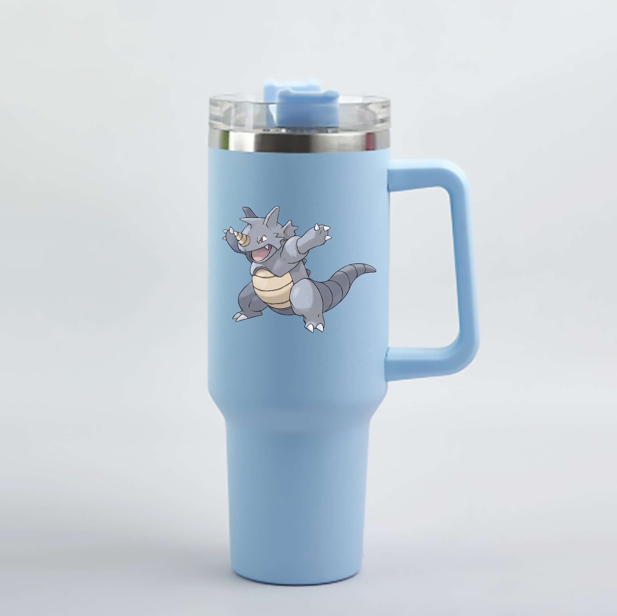 （画像用） ポケットモンスター Pokémon 1200mL車用タンブラー - クリスタルステッカー（プラスチックストロー付き）