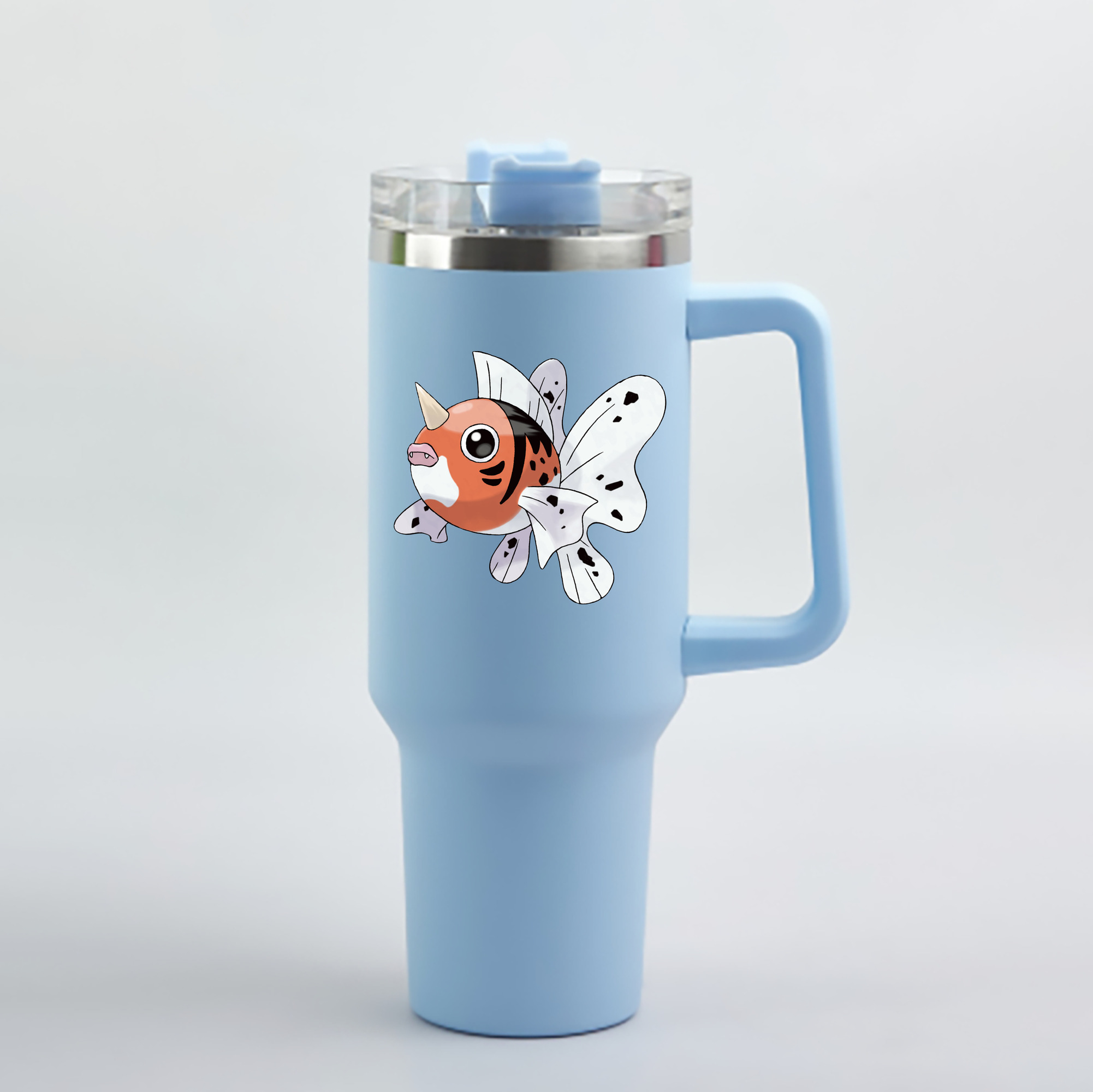 （画像用） ポケットモンスター Pokémon 1200mL車用タンブラー - クリスタルステッカー（プラスチックストロー付き）