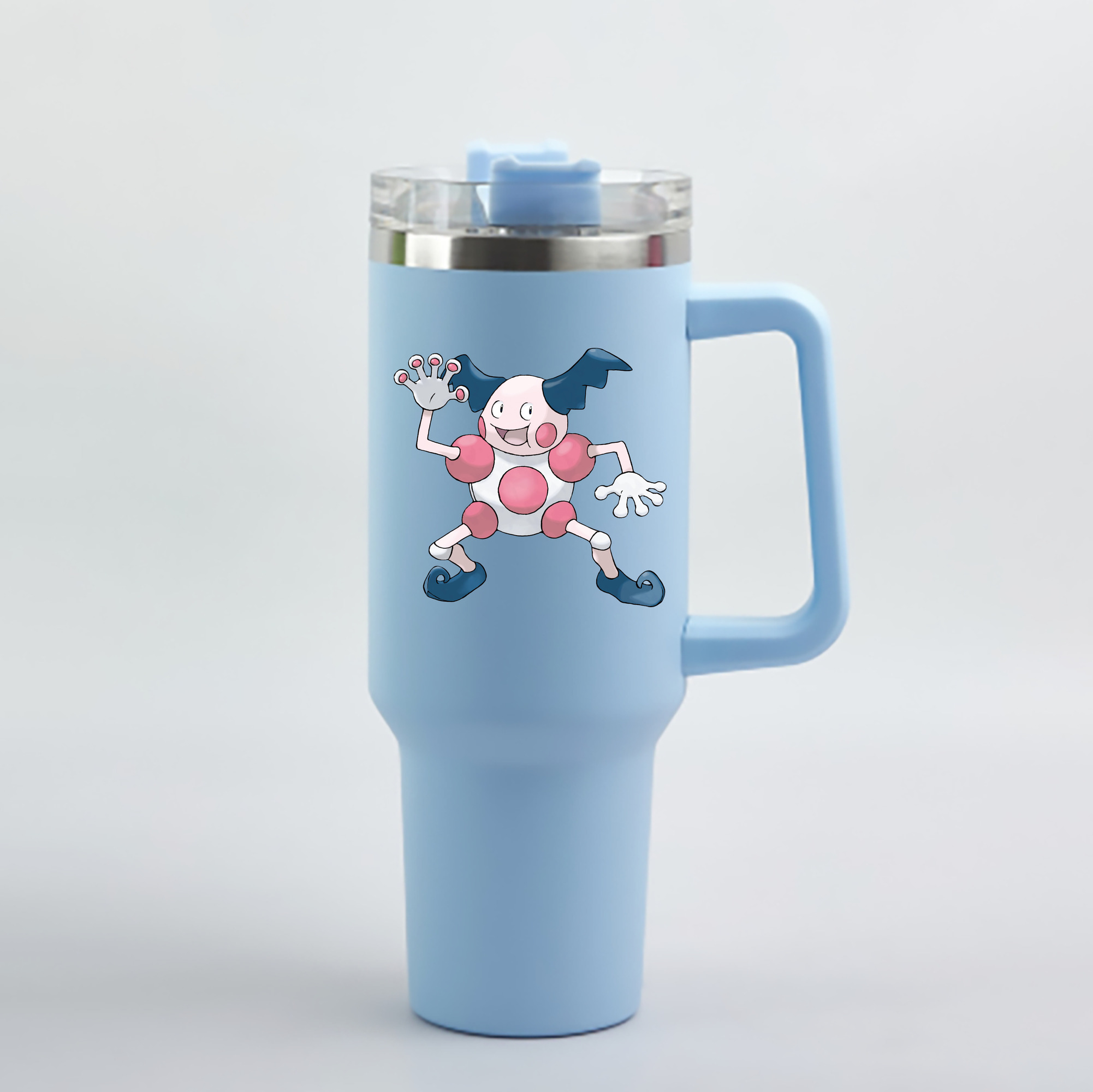 （画像用） ポケットモンスター Pokémon 1200mL車用タンブラー - クリスタルステッカー（プラスチックストロー付き）