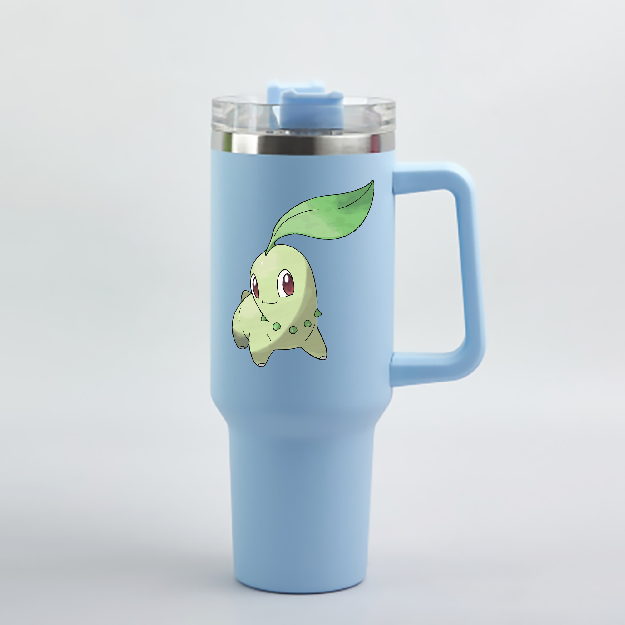 （画像用） ポケットモンスター Pokémon 1200mL車用タンブラー - クリスタルステッカー（プラスチックストロー付き）