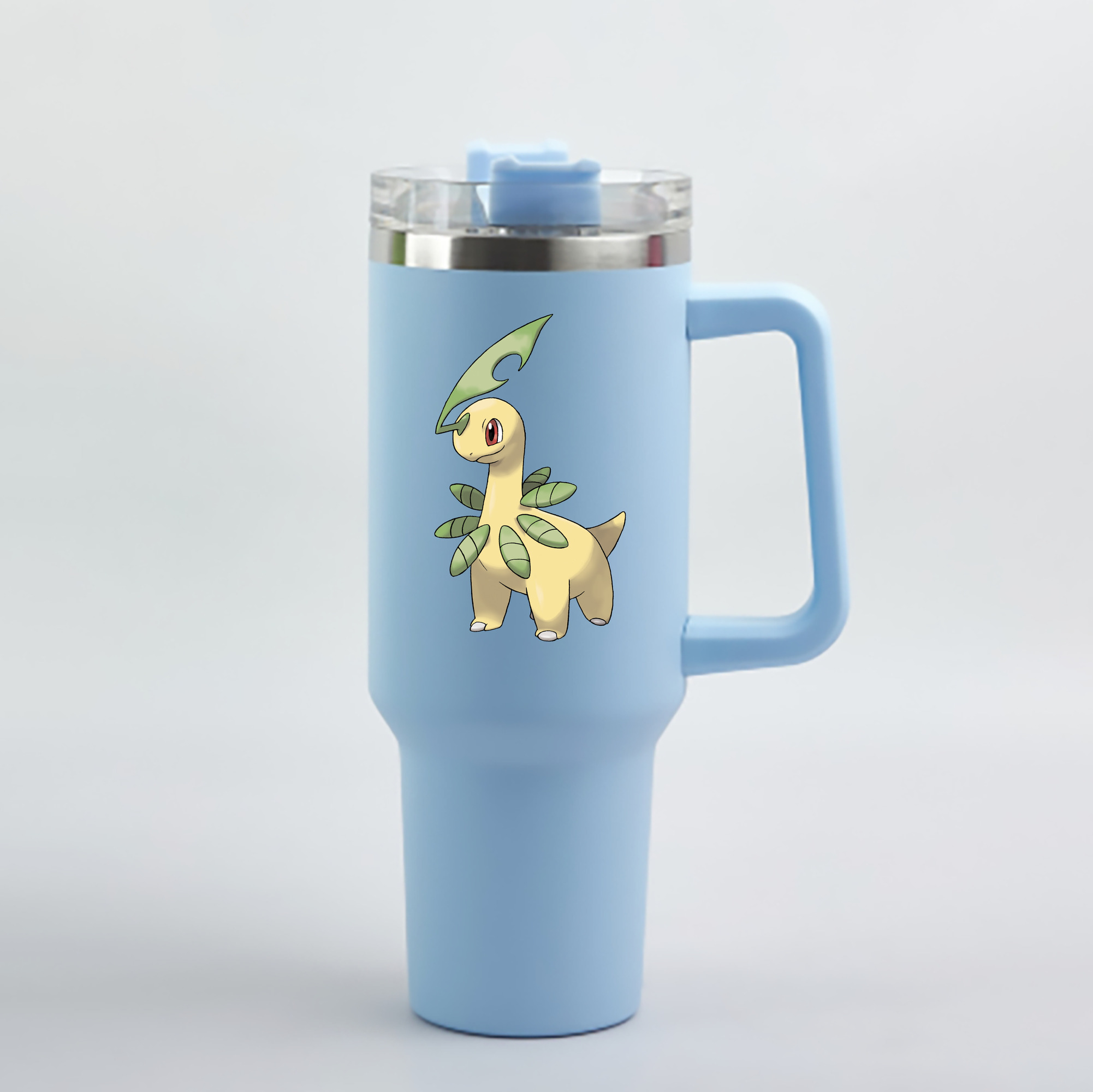 （画像用） ポケットモンスター Pokémon 1200mL車用タンブラー - クリスタルステッカー（プラスチックストロー付き）