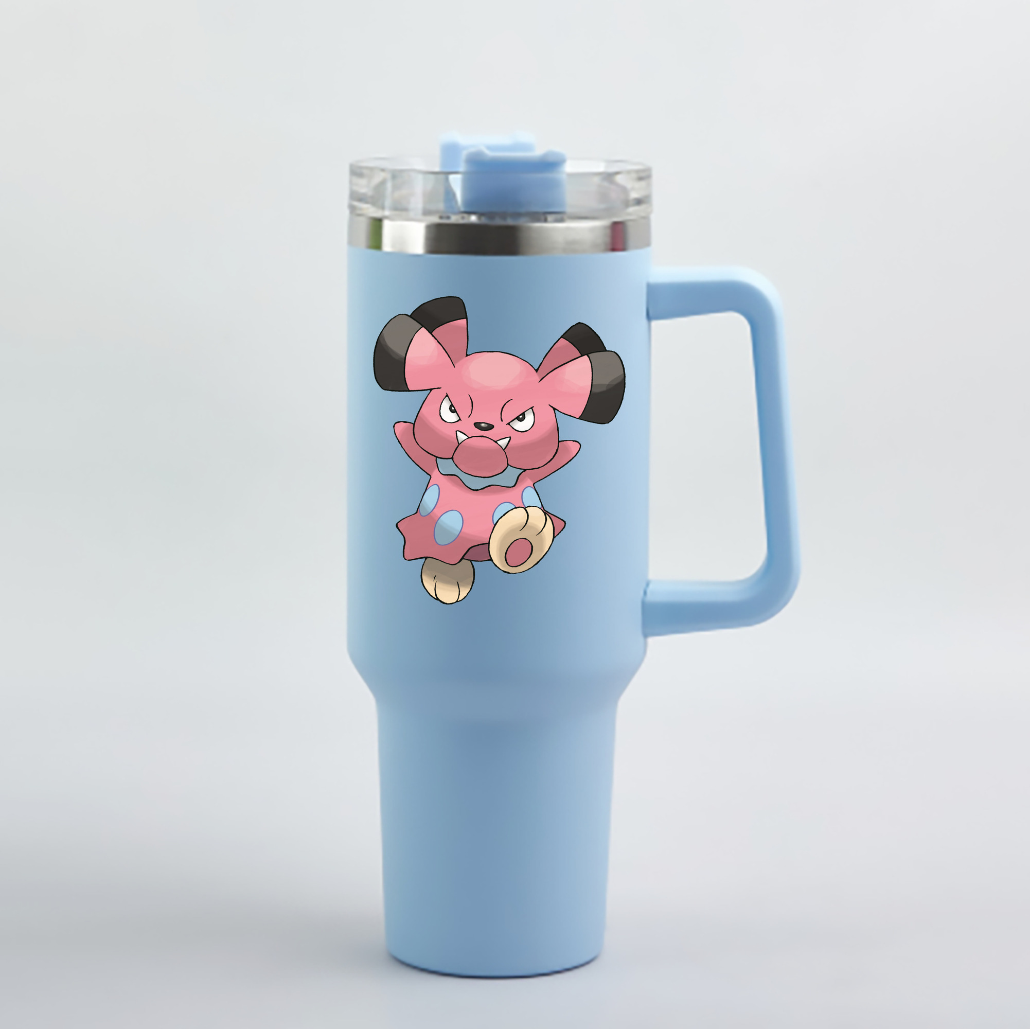 （画像用） ポケットモンスター Pokémon 1200mL車用タンブラー - クリスタルステッカー（プラスチックストロー付き）