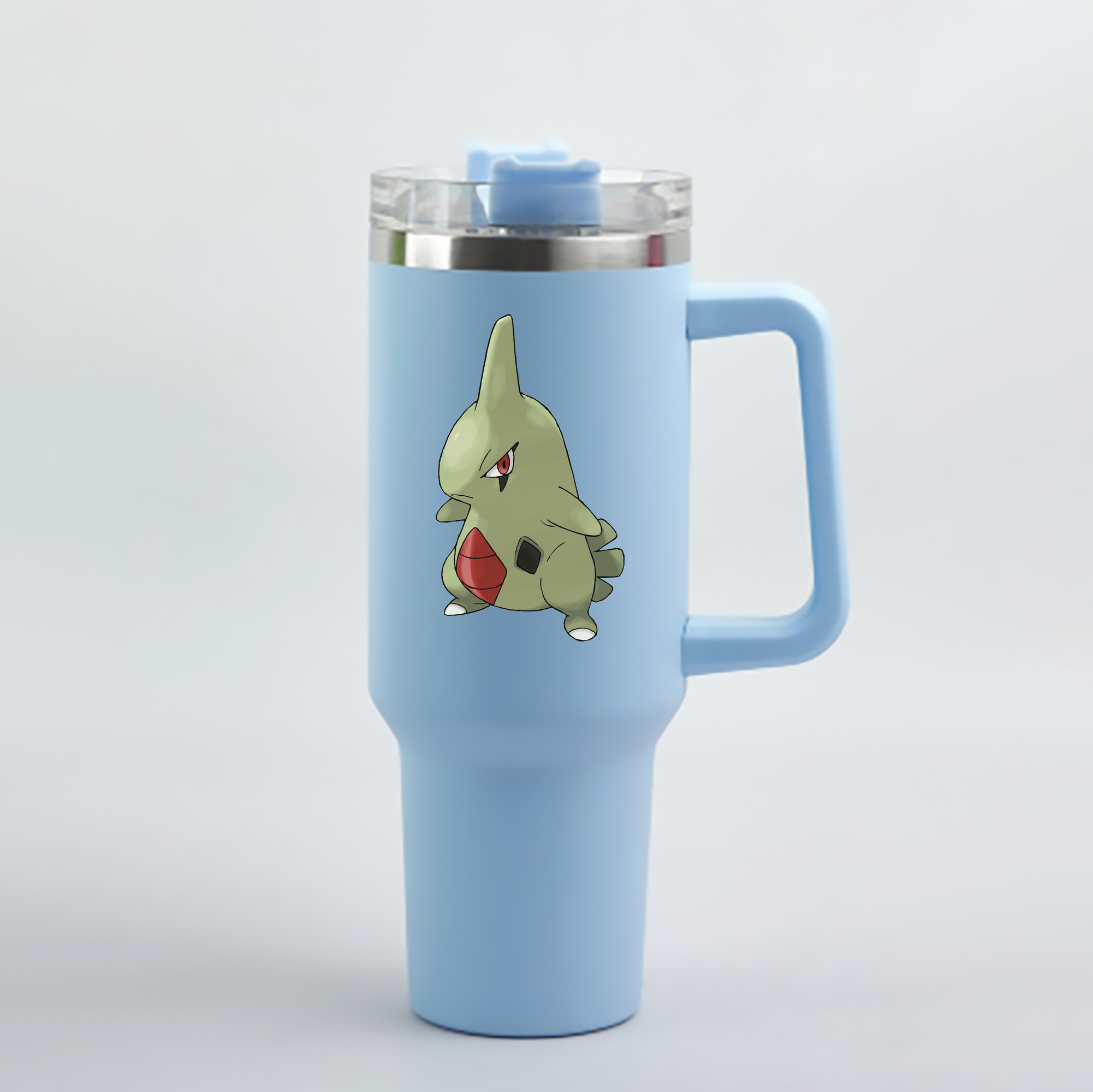 （画像用） ポケットモンスター Pokémon 1200mL車用タンブラー - クリスタルステッカー（プラスチックストロー付き）