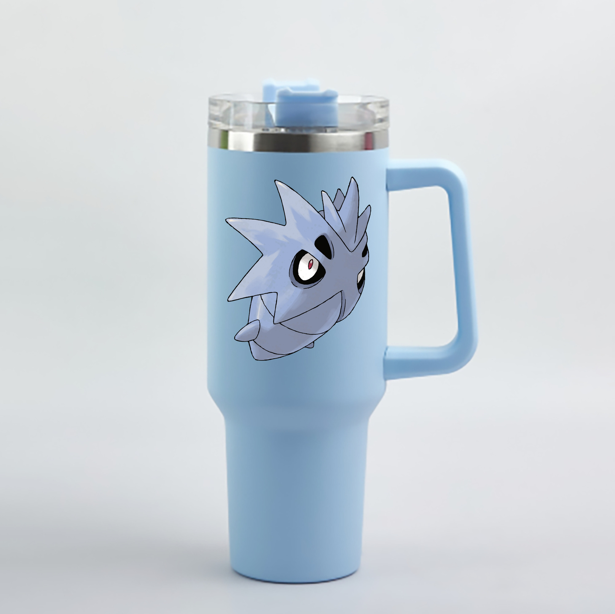 （画像用） ポケットモンスター Pokémon 1200mL車用タンブラー - クリスタルステッカー（プラスチックストロー付き）