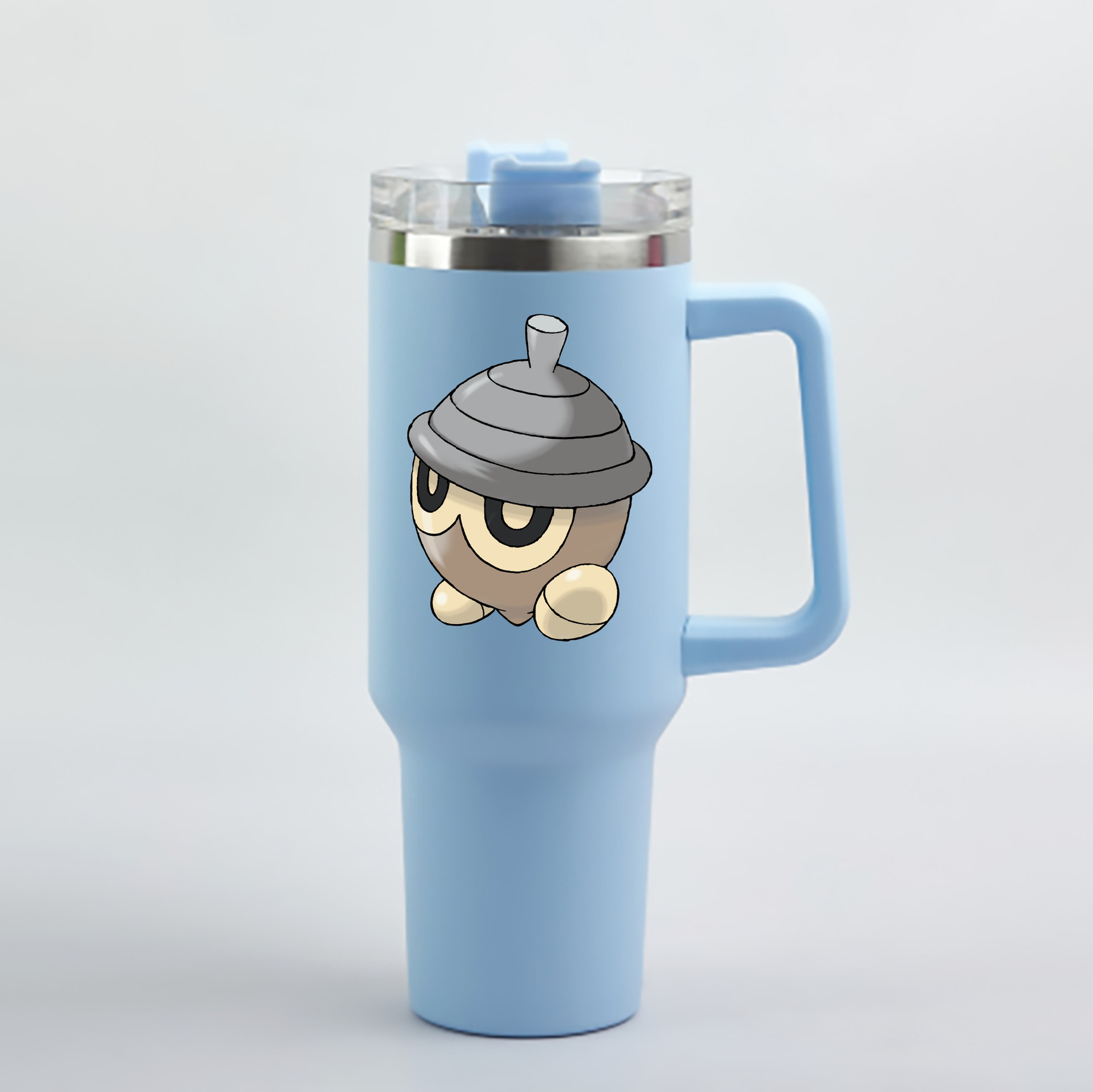 （画像用） ポケットモンスター Pokémon 1200mL車用タンブラー - クリスタルステッカー（プラスチックストロー付き）