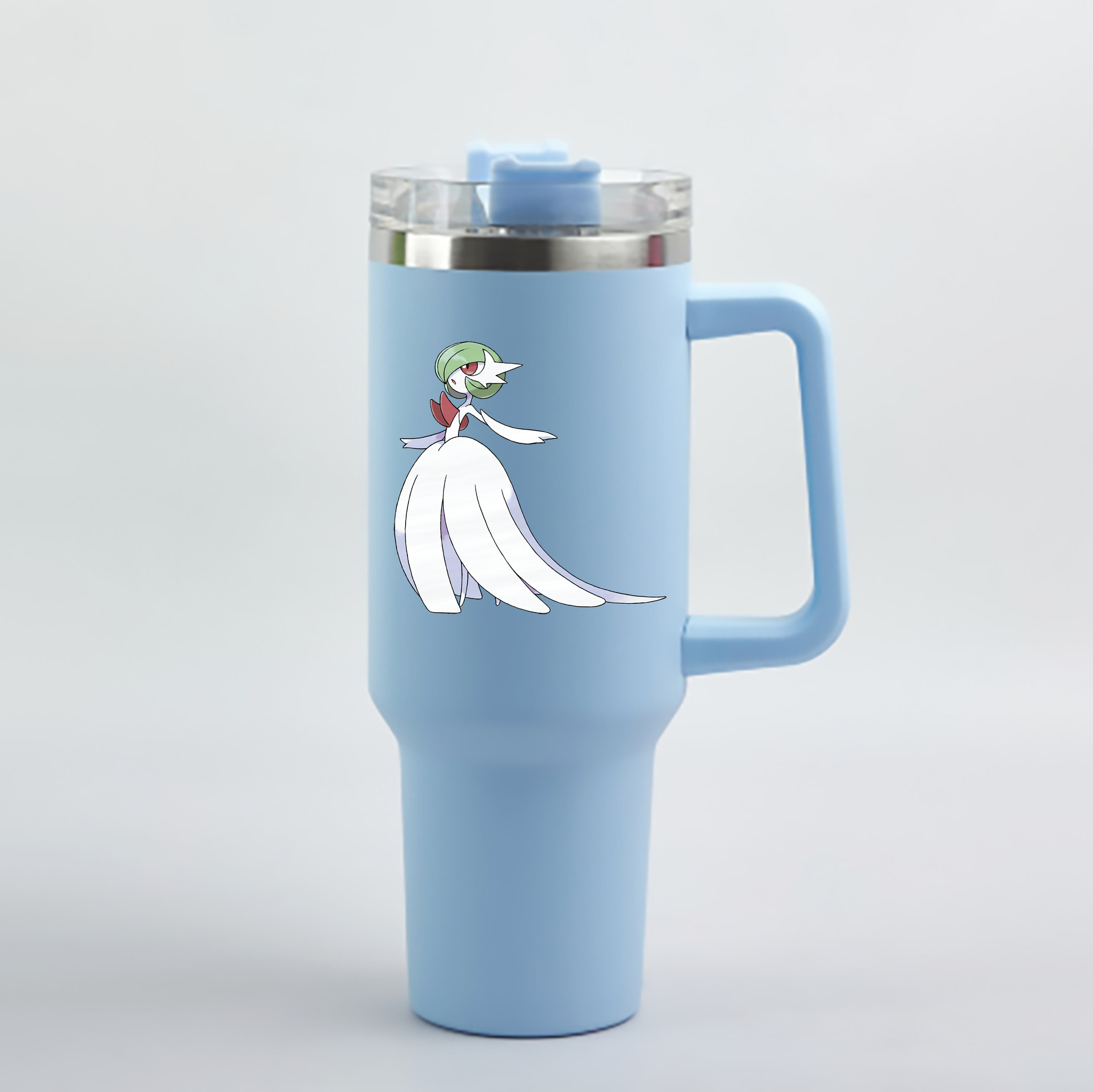 （画像用） ポケットモンスター Pokémon 1200mL車用タンブラー - クリスタルステッカー（プラスチックストロー付き）