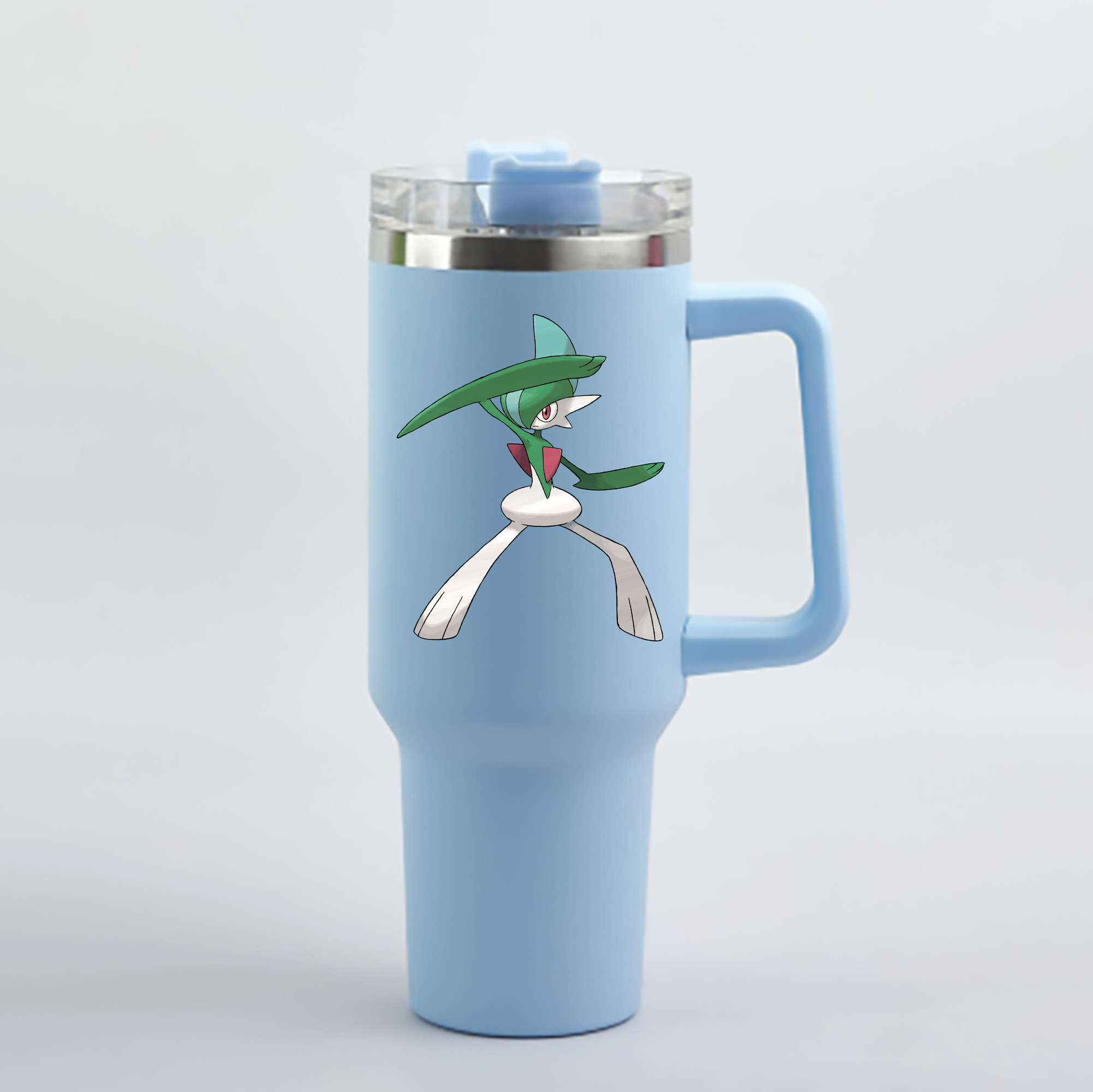 （画像用） ポケットモンスター Pokémon 1200mL車用タンブラー - クリスタルステッカー（プラスチックストロー付き）
