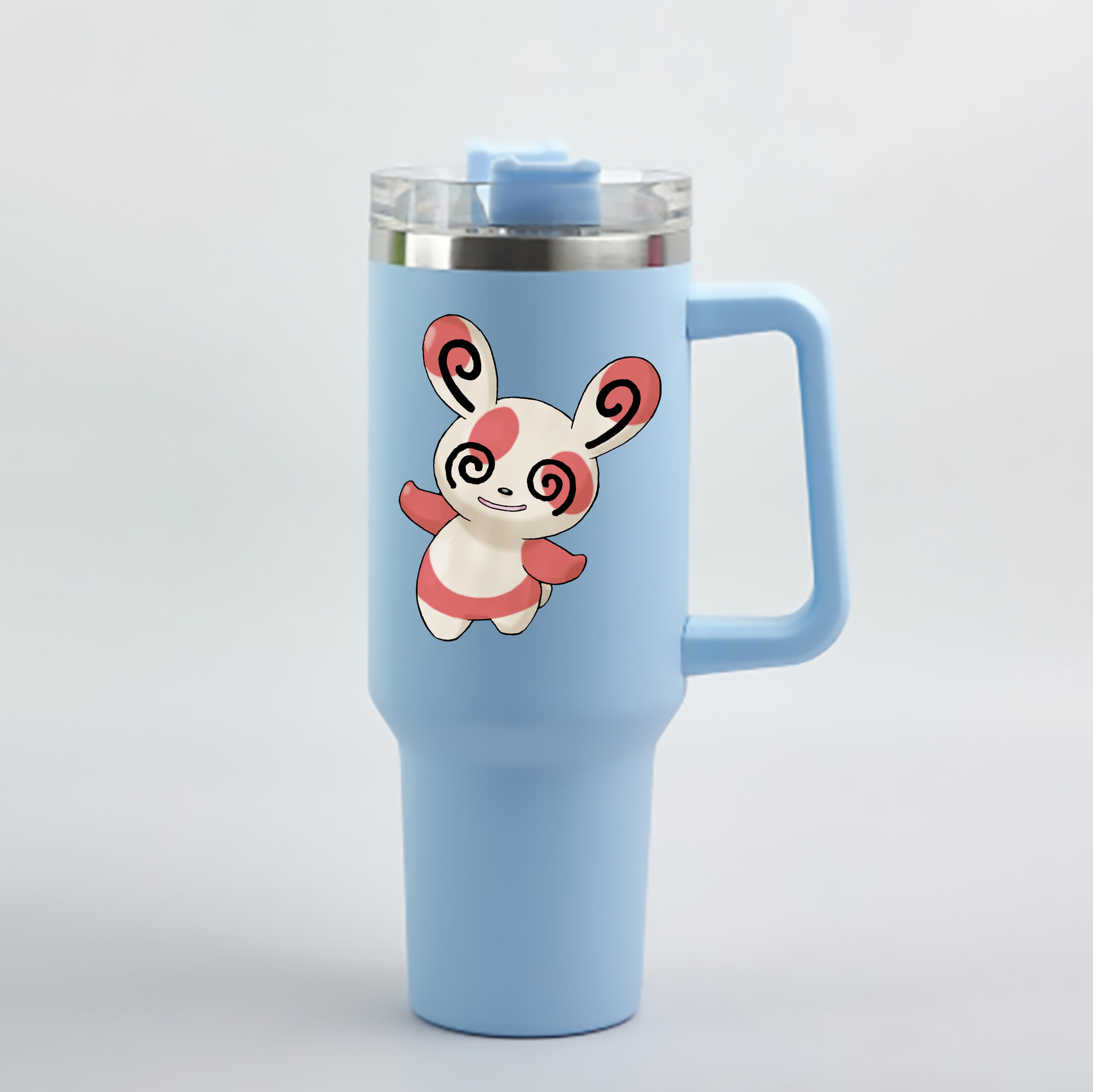 （画像用） ポケットモンスター Pokémon 1200mL車用タンブラー - クリスタルステッカー（プラスチックストロー付き）