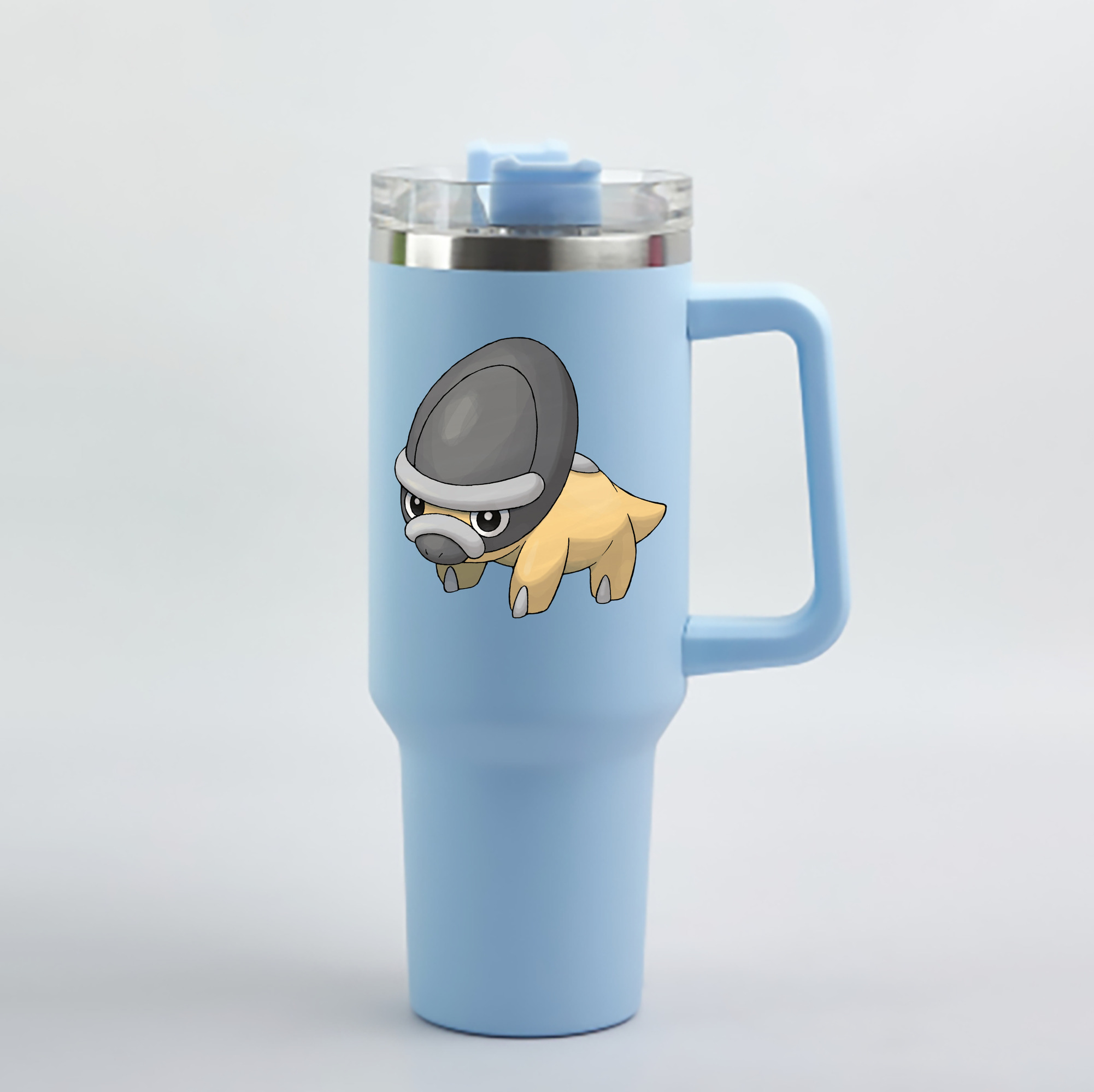（画像用） ポケットモンスター Pokémon 1200mL車用タンブラー - クリスタルステッカー（プラスチックストロー付き）