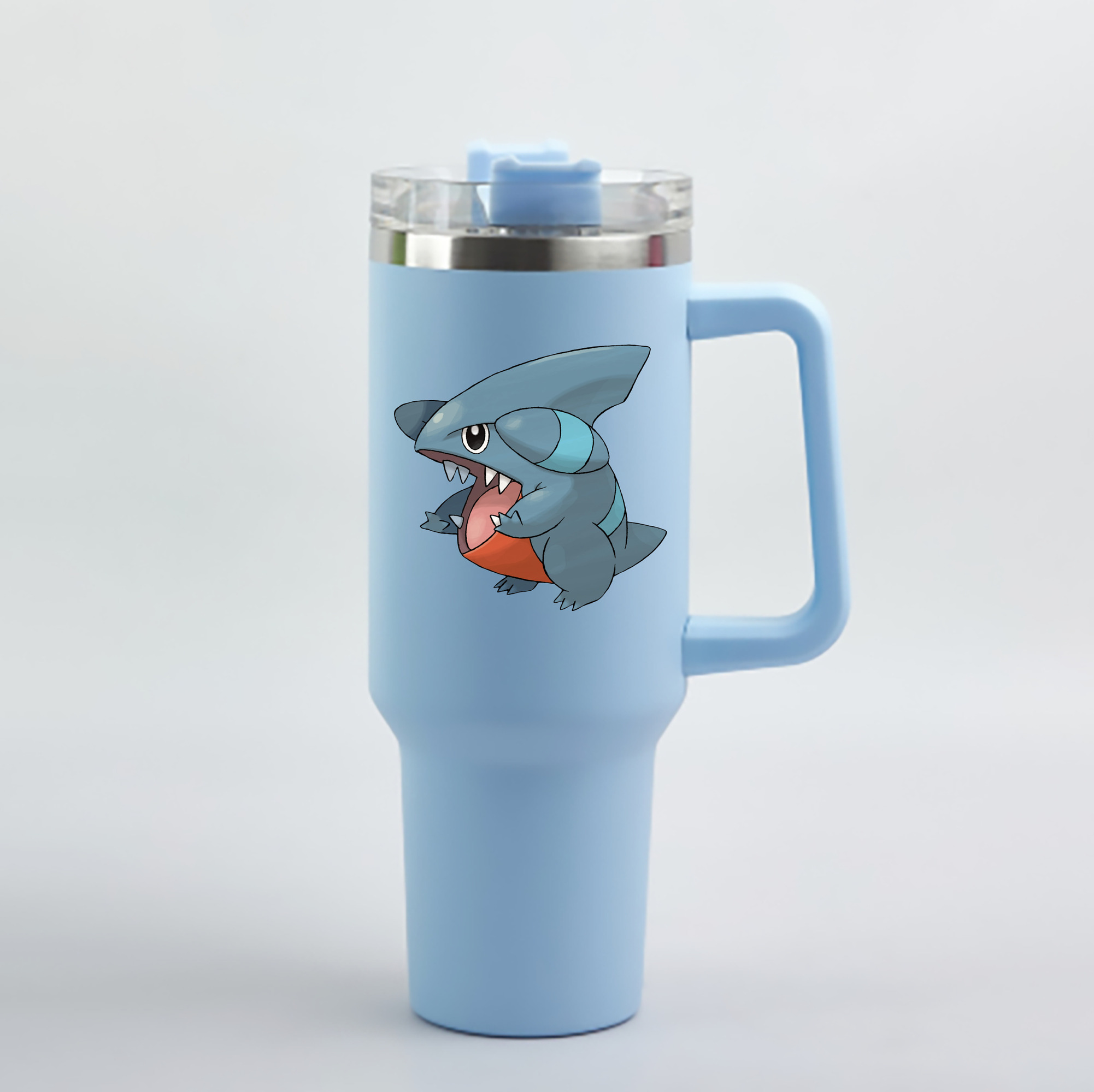 （画像用） ポケットモンスター Pokémon 1200mL車用タンブラー - クリスタルステッカー（プラスチックストロー付き）