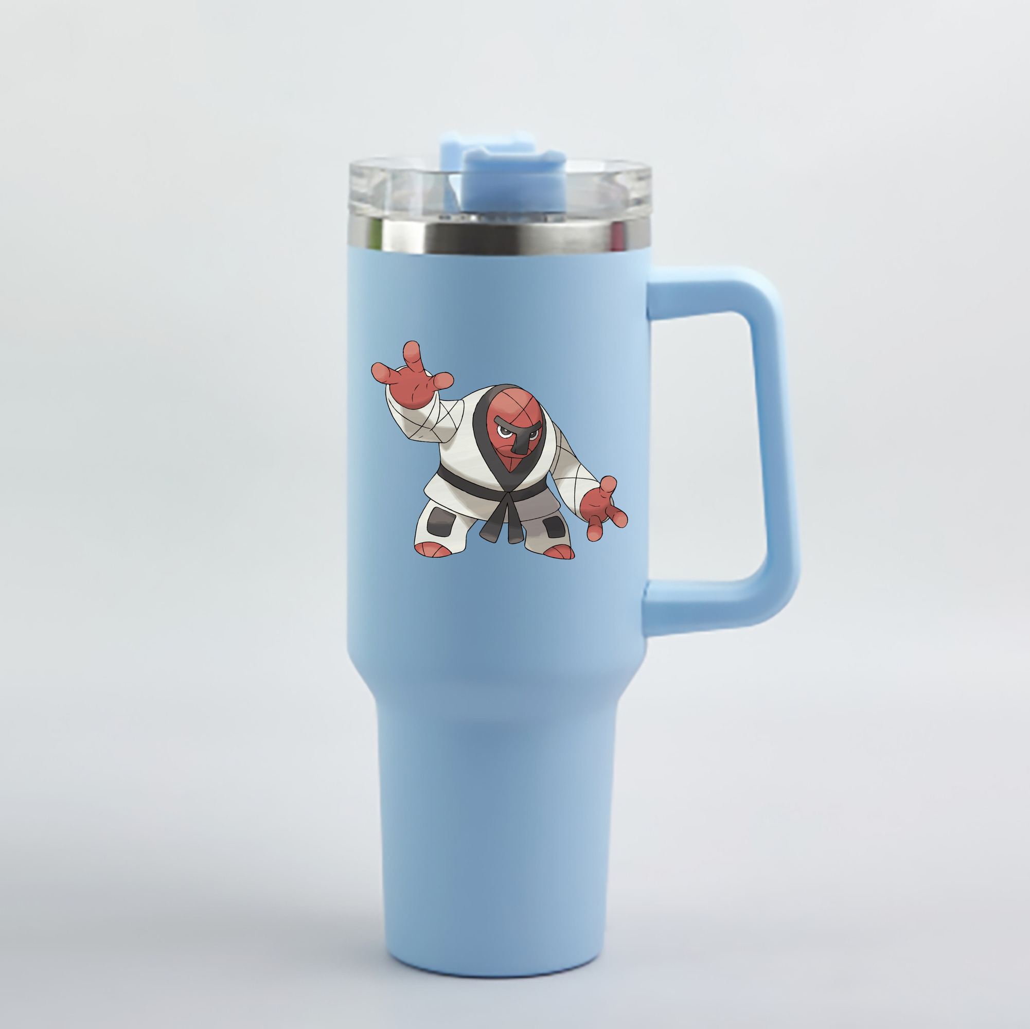 （画像用） ポケットモンスター Pokémon 1200mL車用タンブラー - クリスタルステッカー（プラスチックストロー付き）