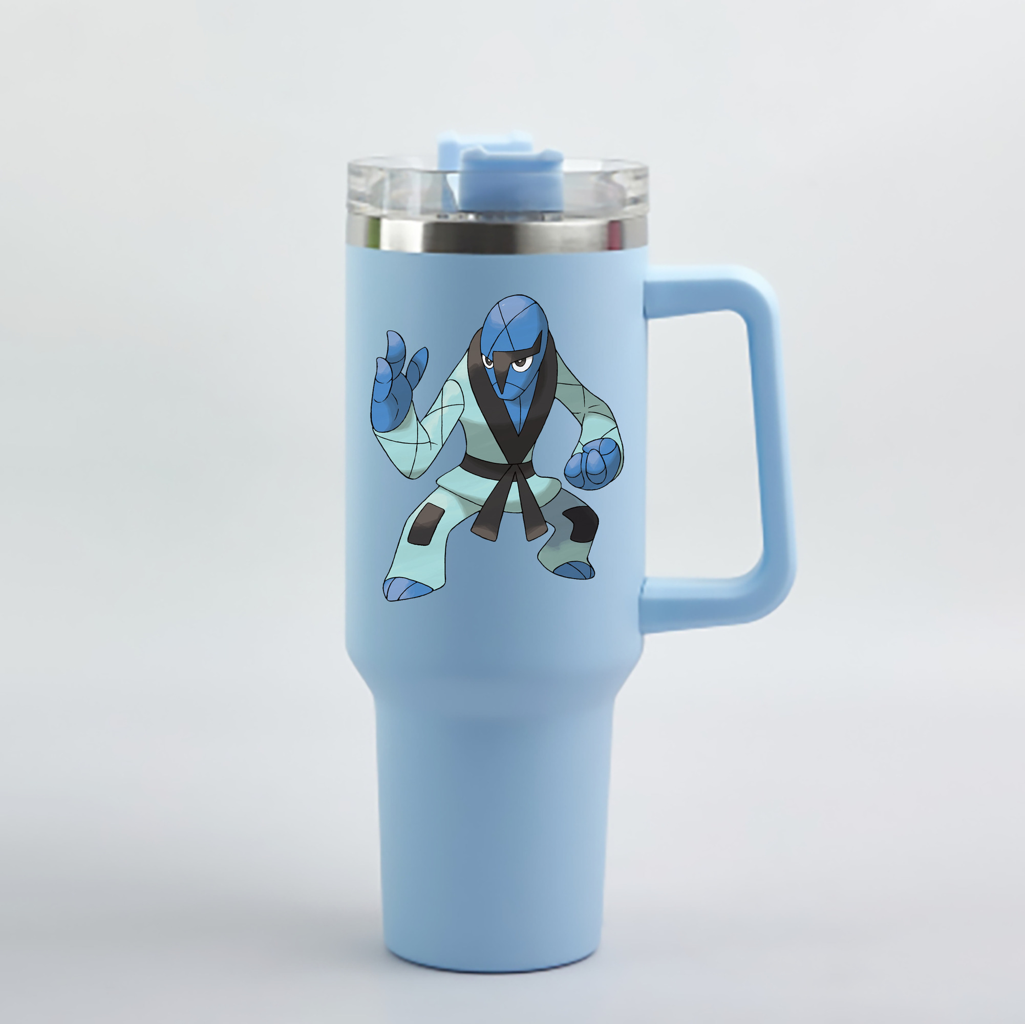 （画像用） ポケットモンスター Pokémon 1200mL車用タンブラー - クリスタルステッカー（プラスチックストロー付き）