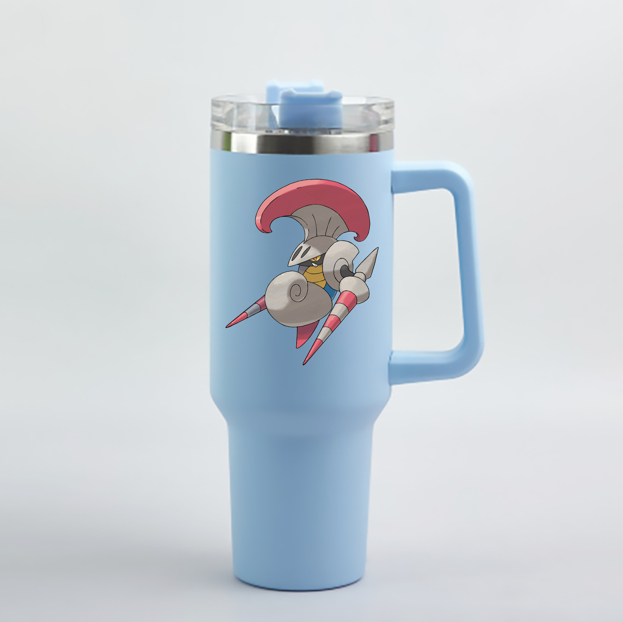 （画像用） ポケットモンスター Pokémon 1200mL車用タンブラー - クリスタルステッカー（プラスチックストロー付き）