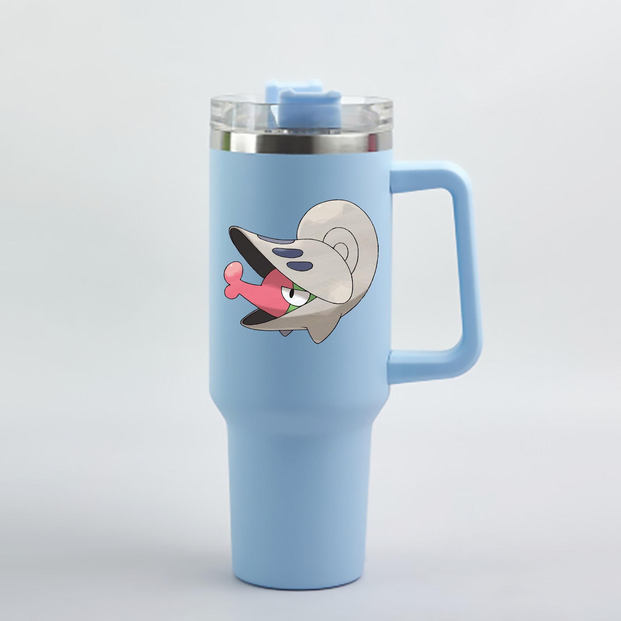 （画像用） ポケットモンスター Pokémon 1200mL車用タンブラー - クリスタルステッカー（プラスチックストロー付き）