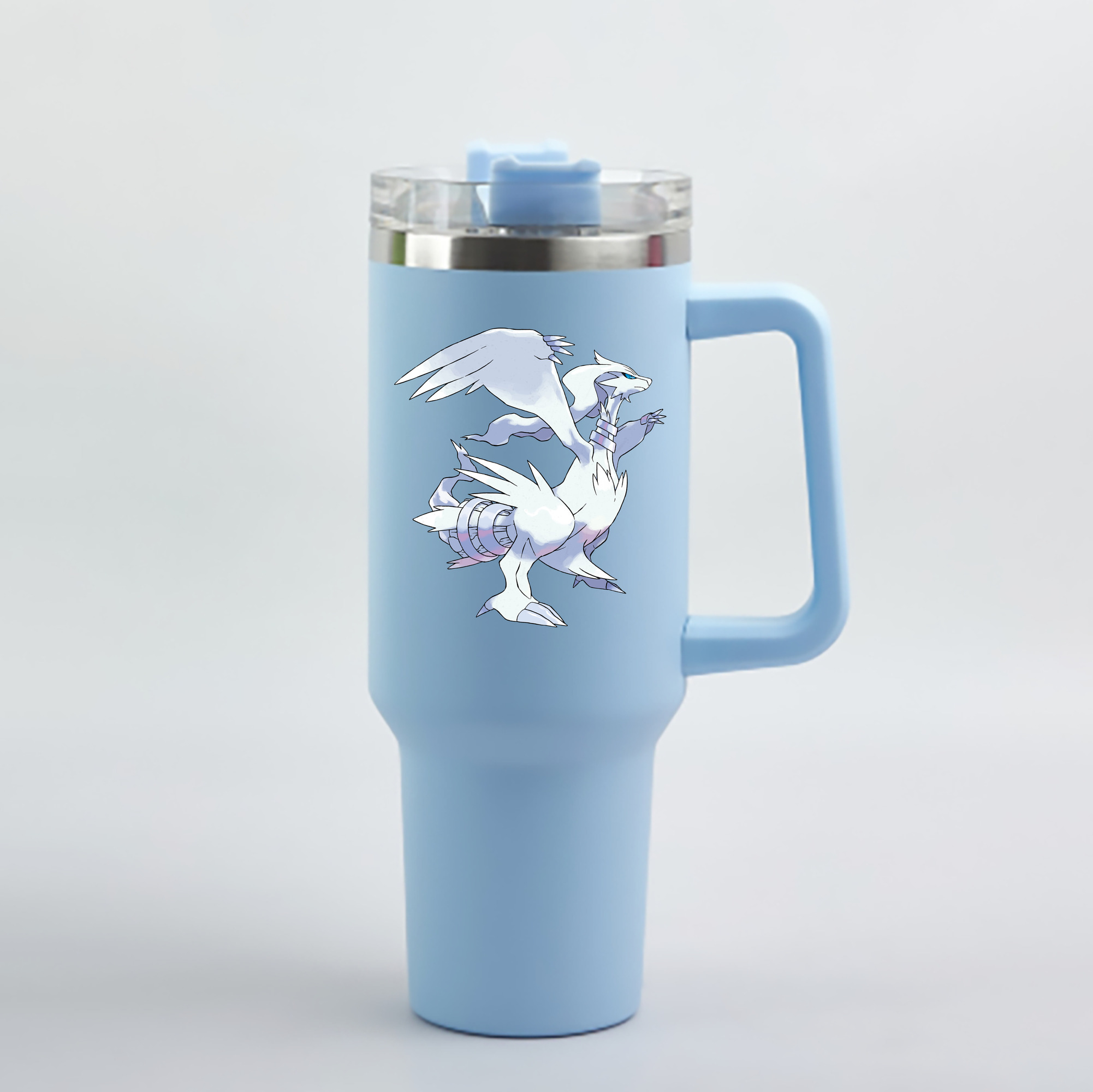 （画像用） ポケットモンスター Pokémon 1200mL車用タンブラー - クリスタルステッカー（プラスチックストロー付き）