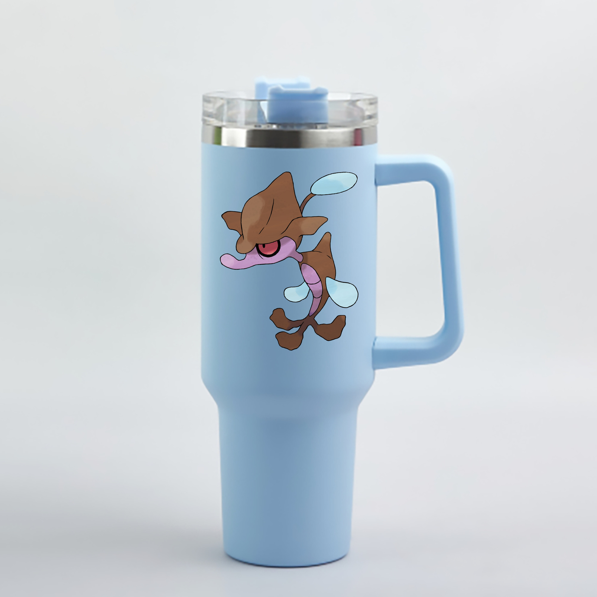 （画像用） ポケットモンスター Pokémon 1200mL車用タンブラー - クリスタルステッカー（プラスチックストロー付き）