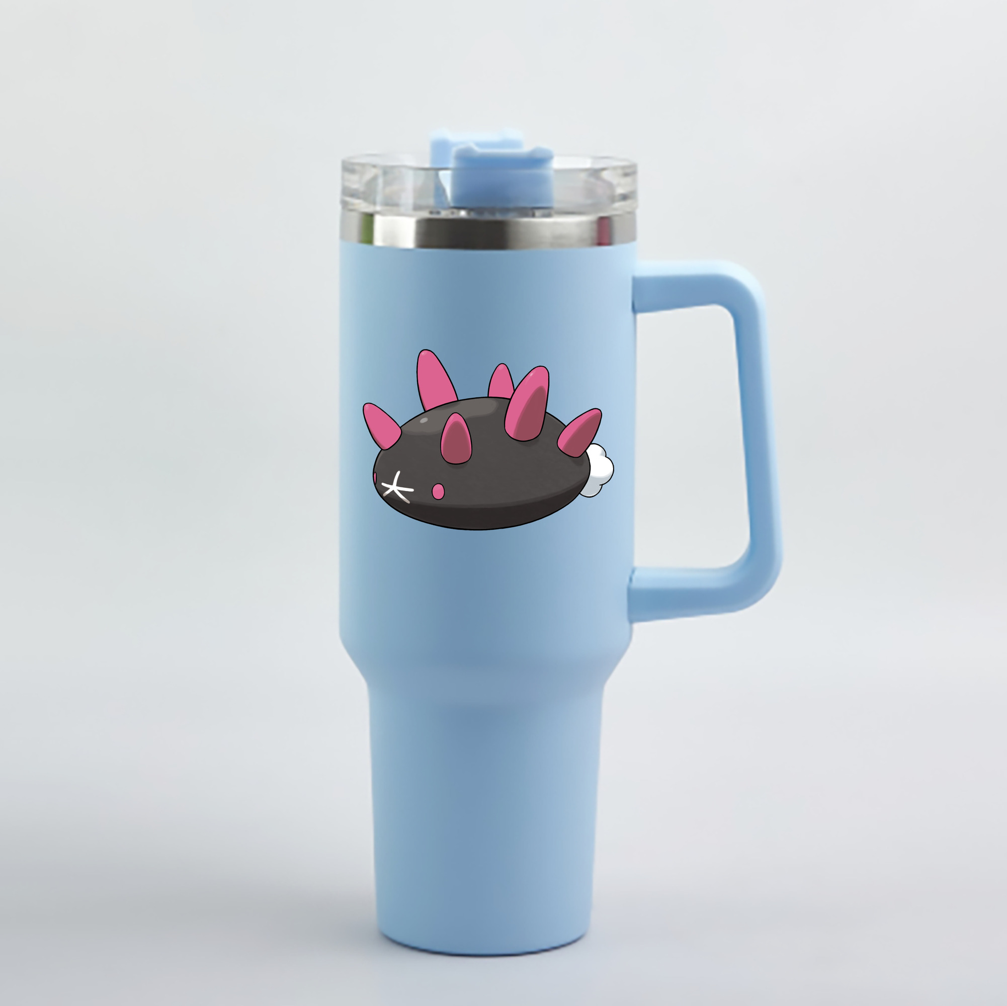 （画像用） ポケットモンスター Pokémon 1200mL車用タンブラー - クリスタルステッカー（プラスチックストロー付き）
