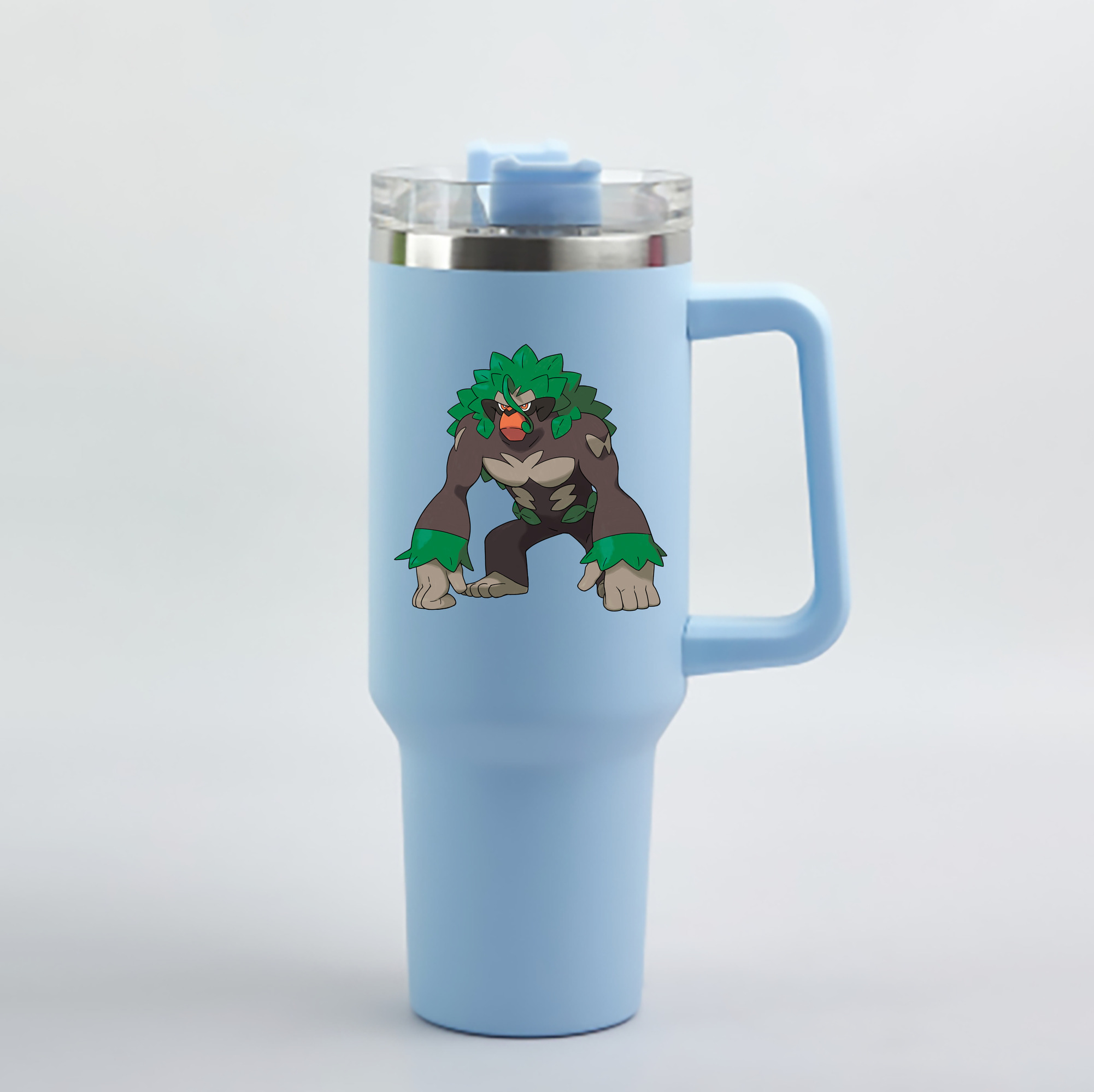 （画像用） ポケットモンスター Pokémon 1200mL車用タンブラー - クリスタルステッカー（プラスチックストロー付き）