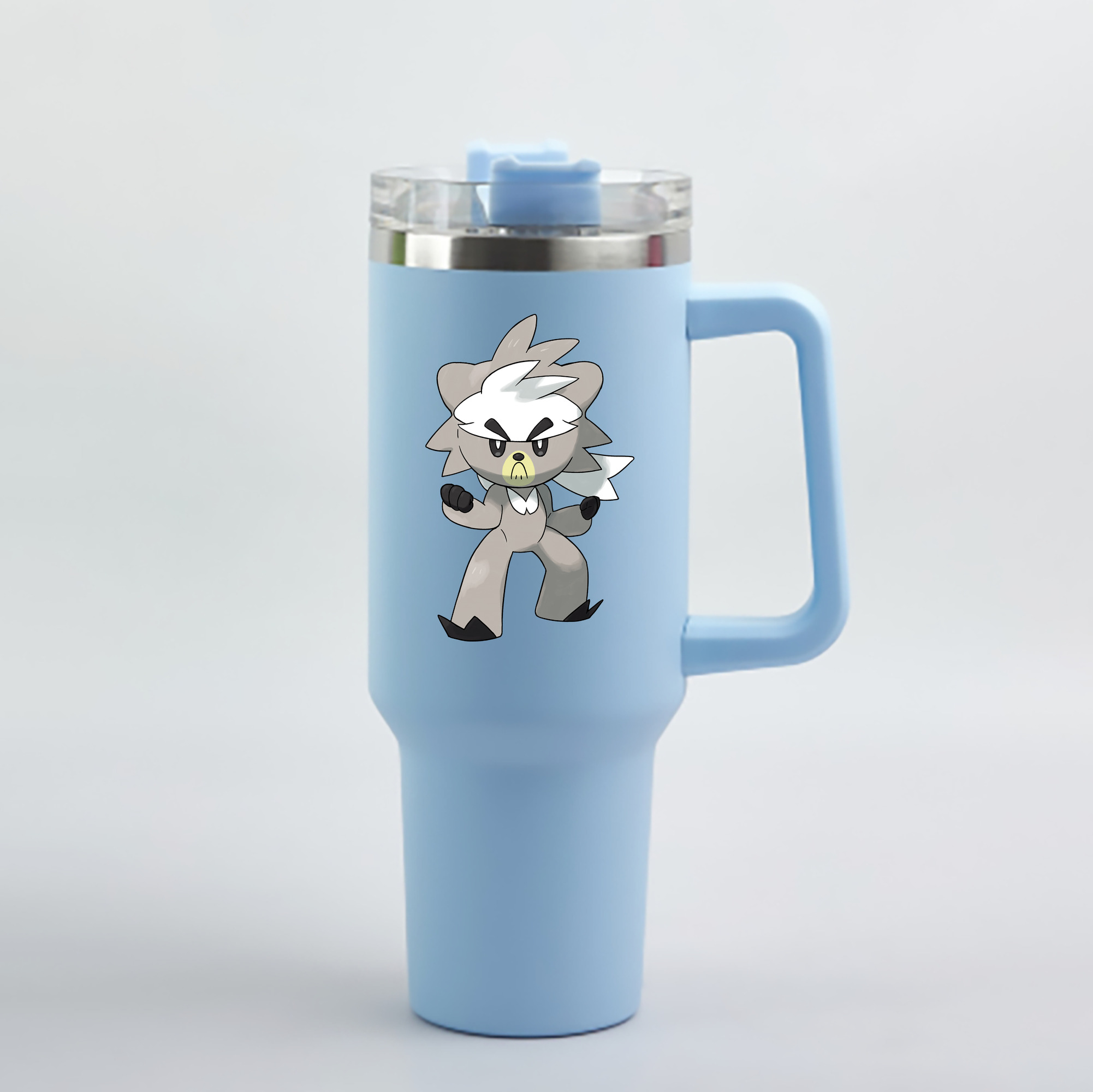 （画像用） ポケットモンスター Pokémon 1200mL車用タンブラー - クリスタルステッカー（プラスチックストロー付き）