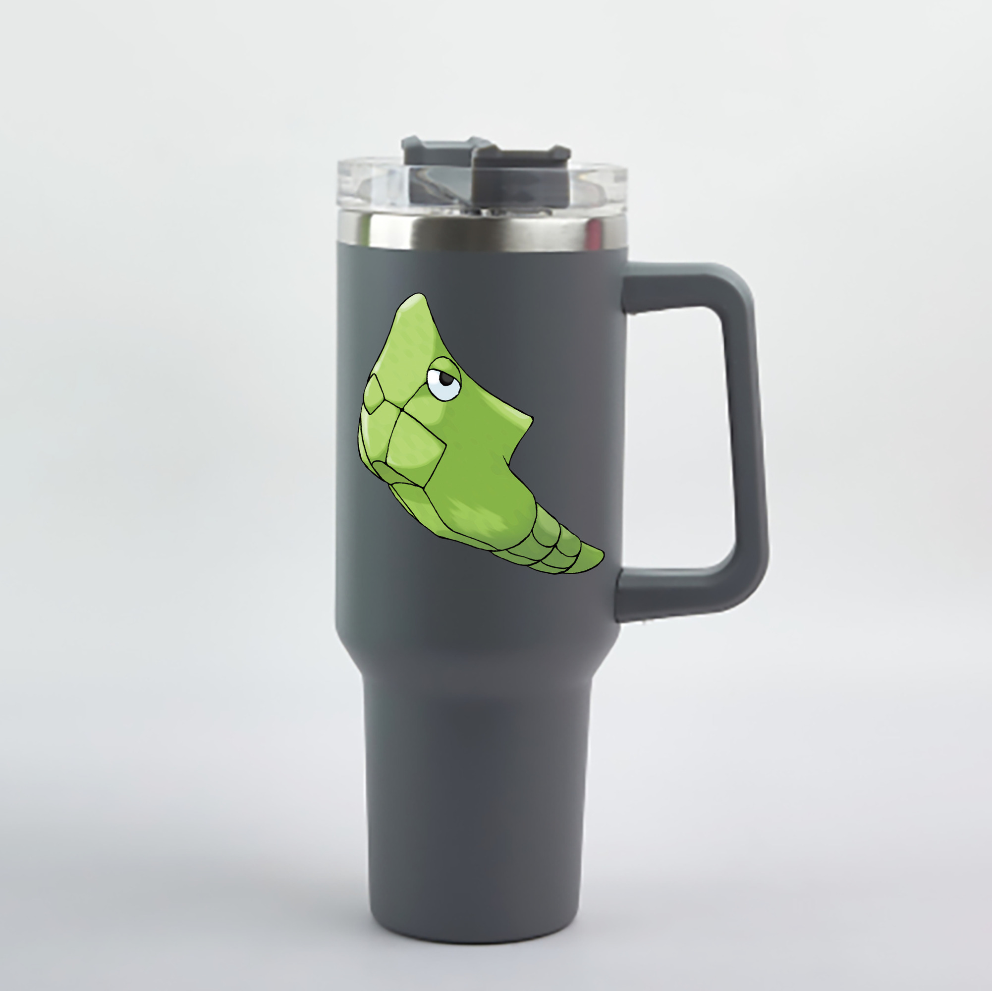 （画像用） ポケットモンスター Pokémon 1200mL車用タンブラー - クリスタルステッカー（プラスチックストロー付き）