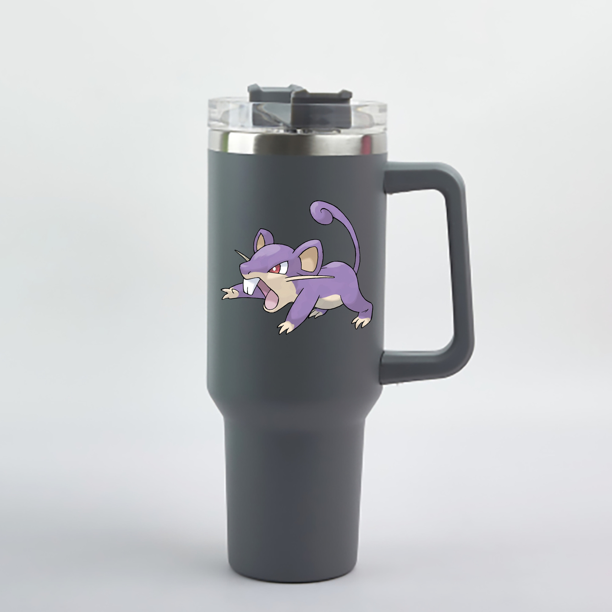 （画像用） ポケットモンスター Pokémon 1200mL車用タンブラー - クリスタルステッカー（プラスチックストロー付き）