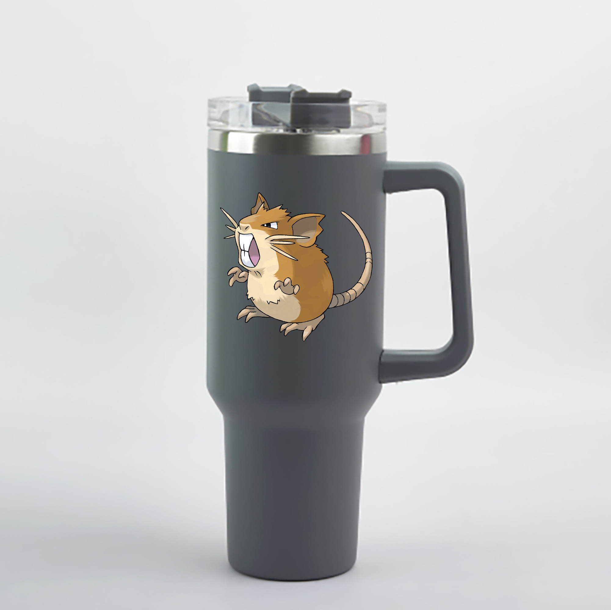 （画像用） ポケットモンスター Pokémon 1200mL車用タンブラー - クリスタルステッカー（プラスチックストロー付き）