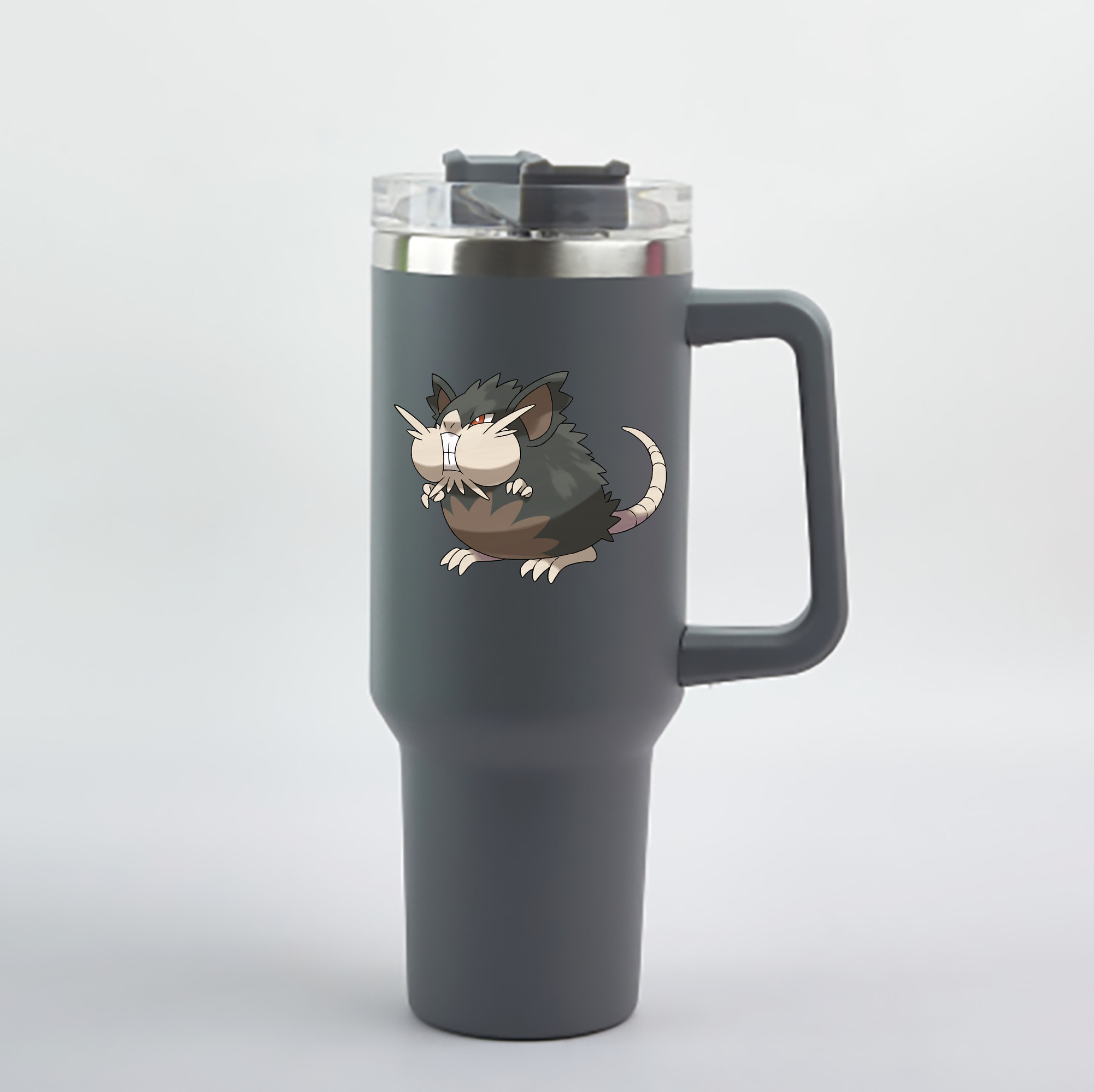 （画像用） ポケットモンスター Pokémon 1200mL車用タンブラー - クリスタルステッカー（プラスチックストロー付き）