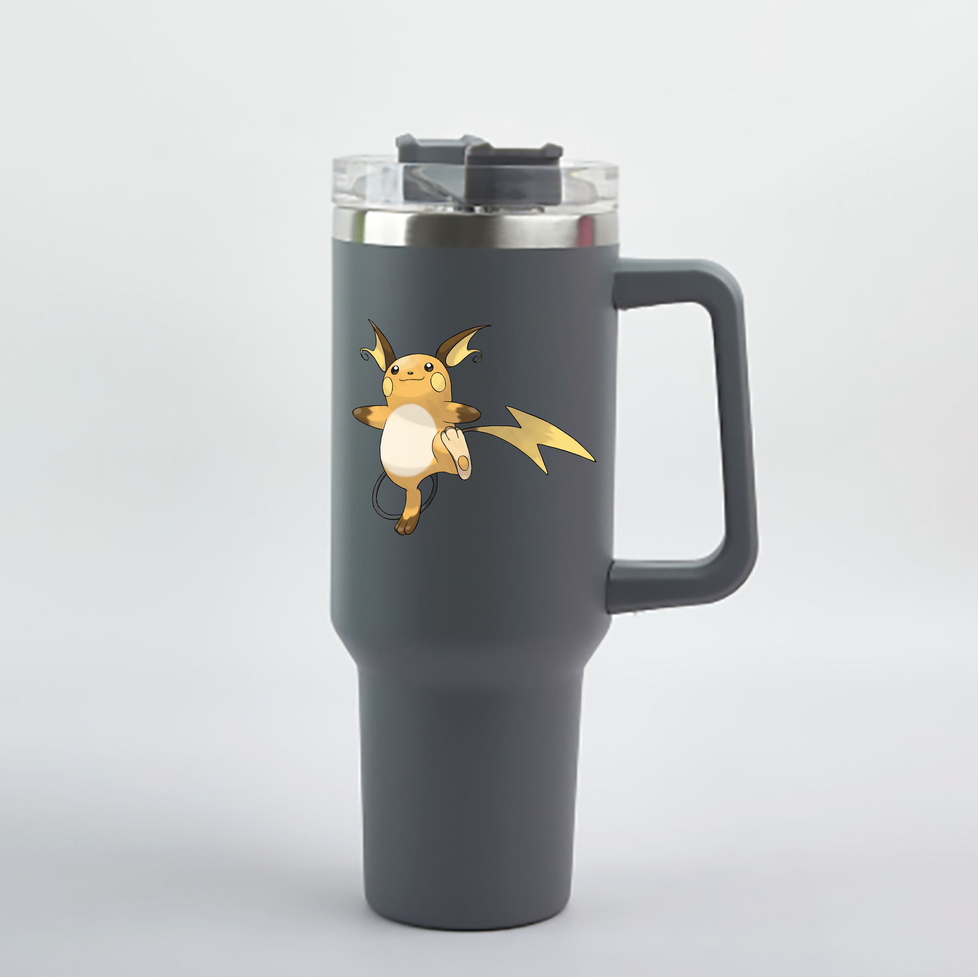 （画像用） ポケットモンスター Pokémon 1200mL車用タンブラー - クリスタルステッカー（プラスチックストロー付き）