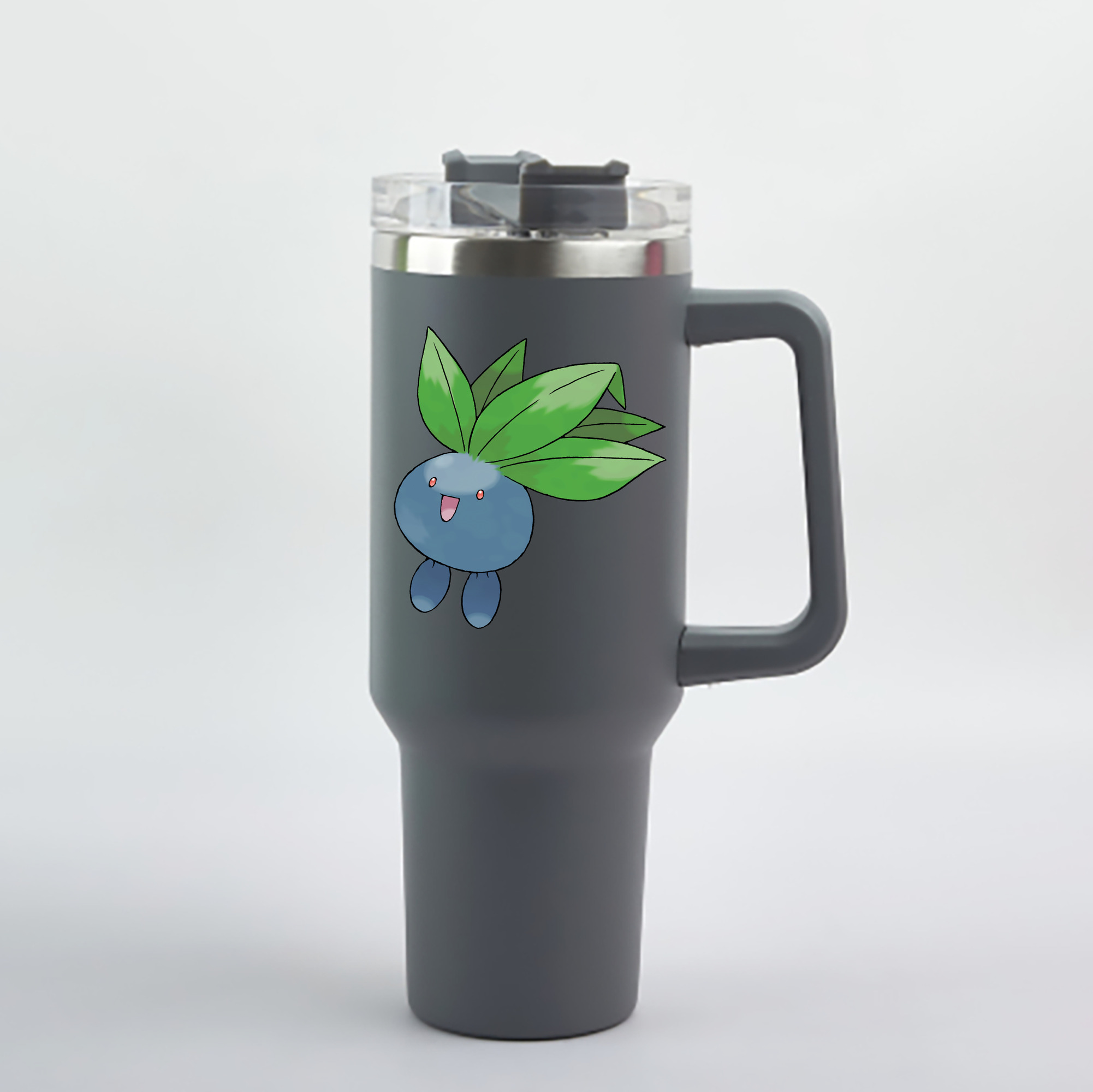 （画像用） ポケットモンスター Pokémon 1200mL車用タンブラー - クリスタルステッカー（プラスチックストロー付き）